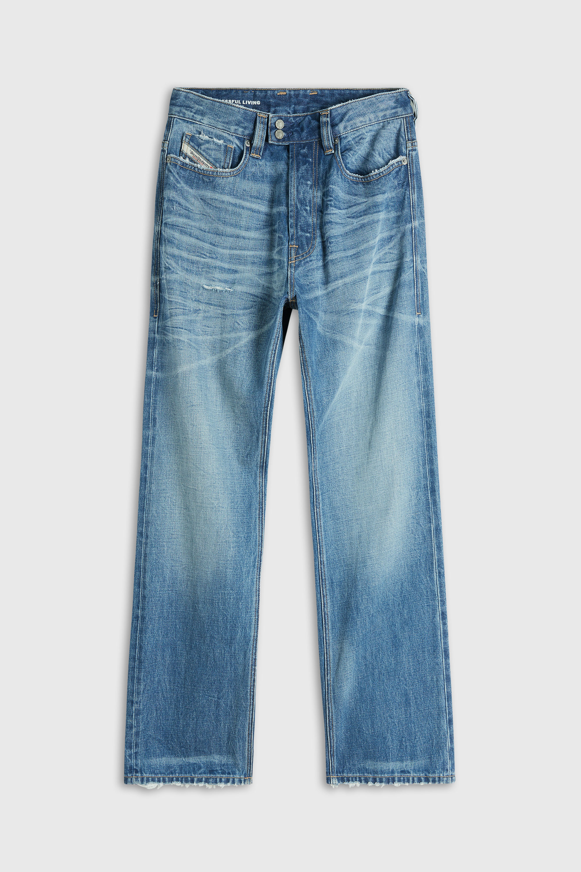 Diesel - Relaxed Jeans 1980 D-Eeper 0DLDC Uomo, Blu medio - Image 6