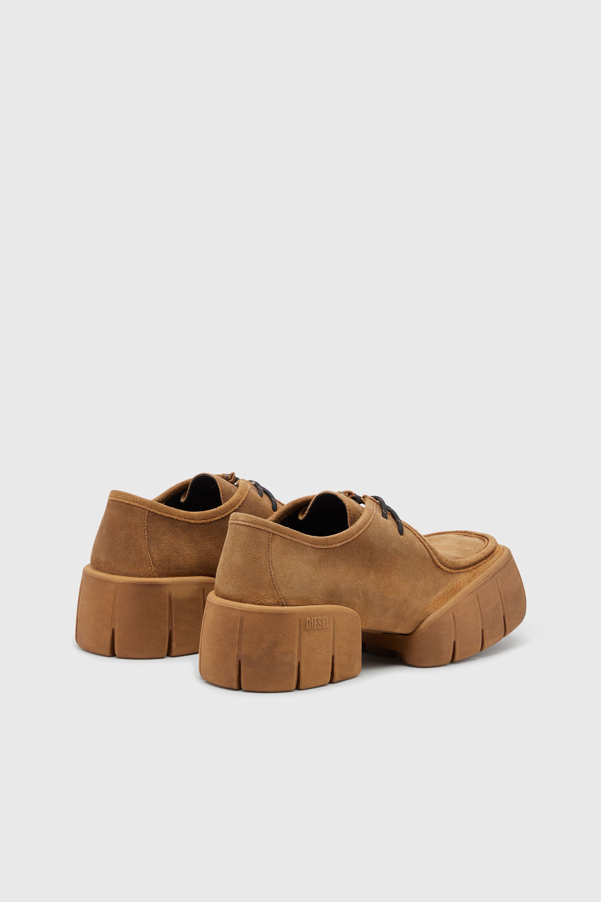 Diesel - D-TEX WB, D-Tex-Scarpe mocassino in suede cerato Uomo in Marrone - 3