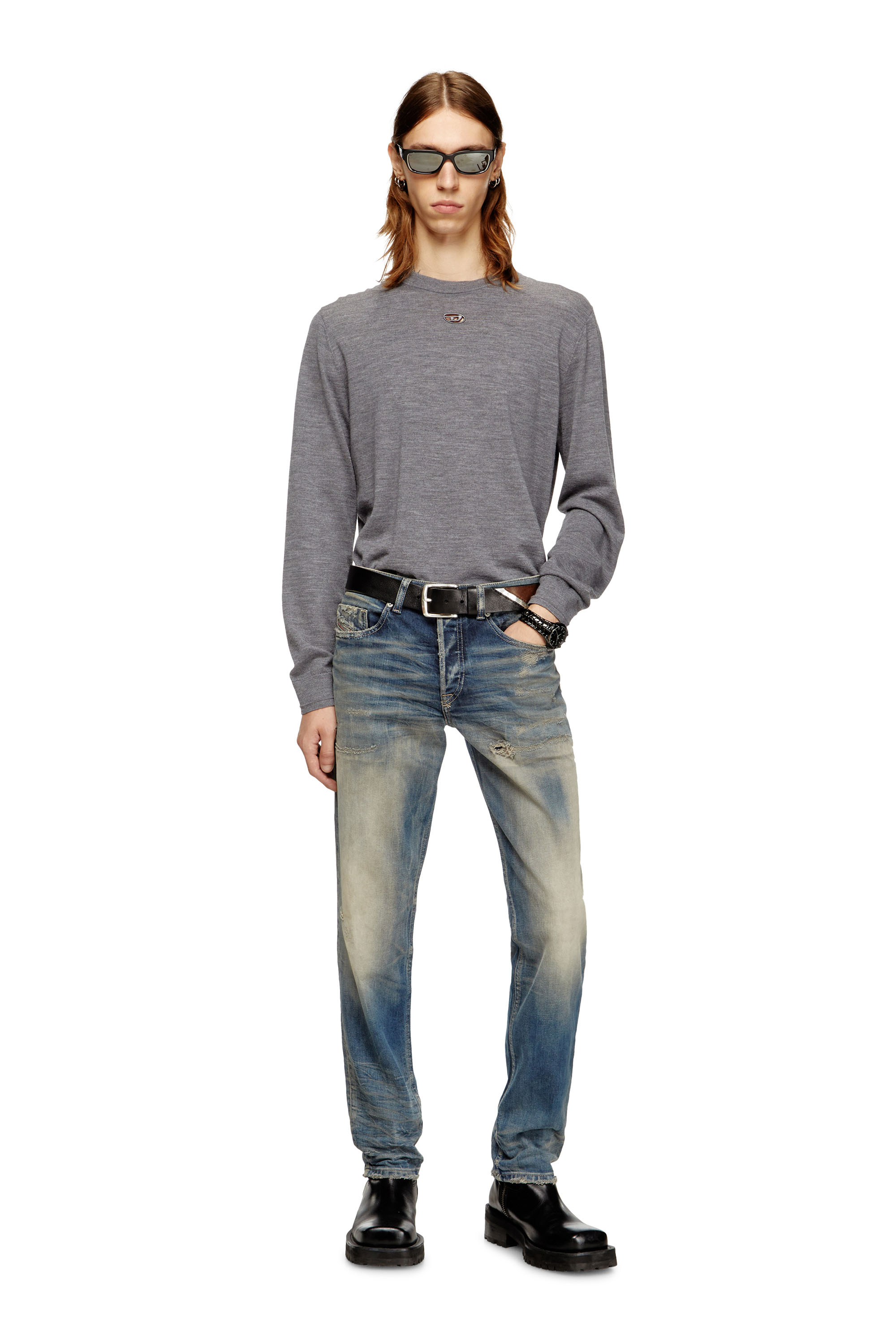 Diesel - Regular Jeans 2023 D-Finitive 09M18 Uomo, Blu medio - Image 2
