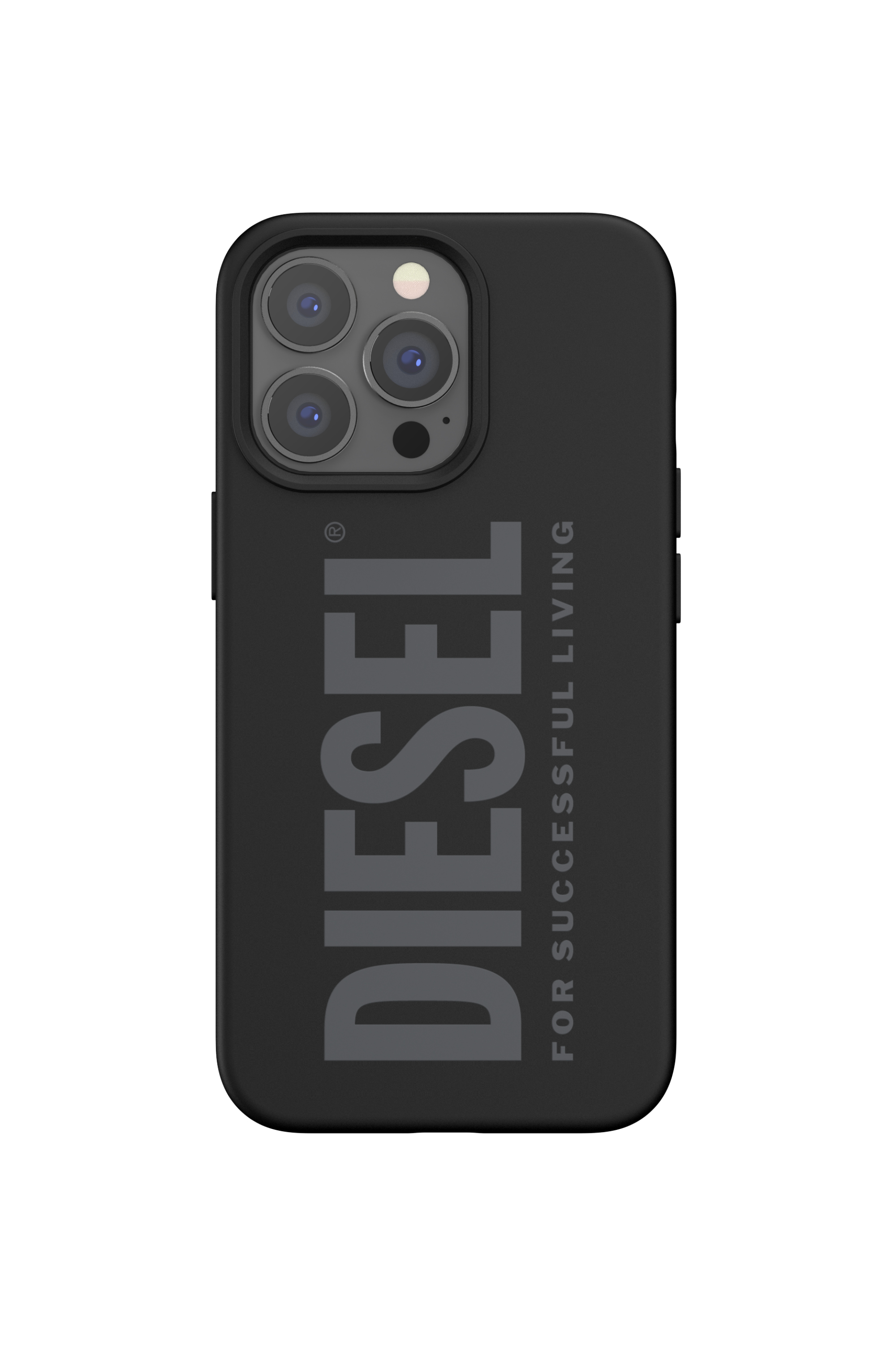 Diesel - 47163 SILICONE CASE, Cover in silicone per iPhone 13 / 13 Pro Unisex in Nero - 2