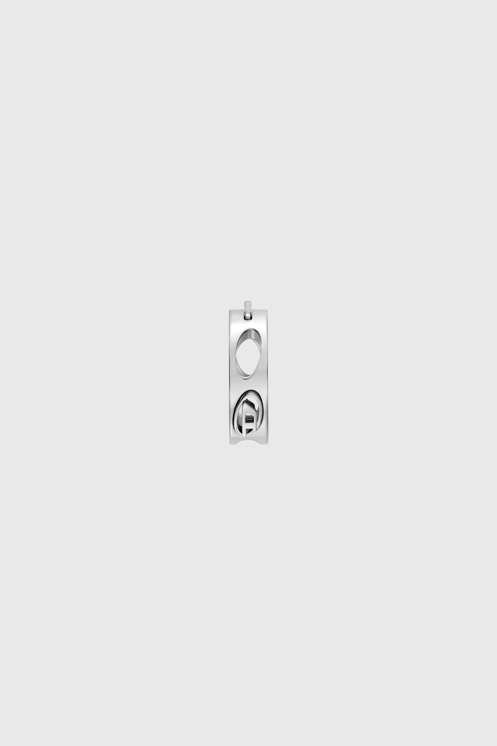 Diesel - DX166440 JEWELLERY, Unisex's Stainless Steel Hoop Earring in Silver - 2