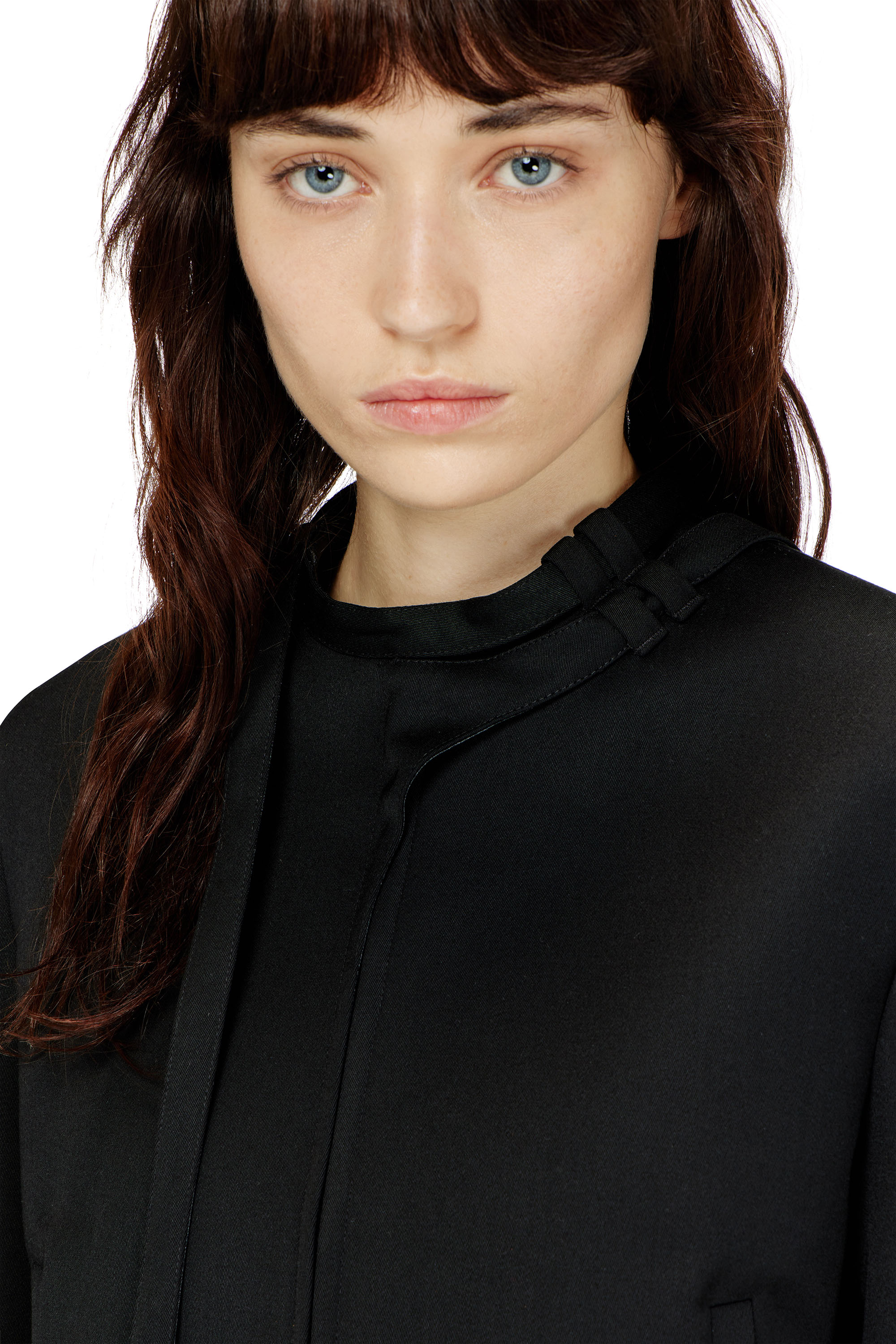 Diesel - G-HAVOC-1, Giacca sartoriale con cinturino biker Donna in Nero - 5