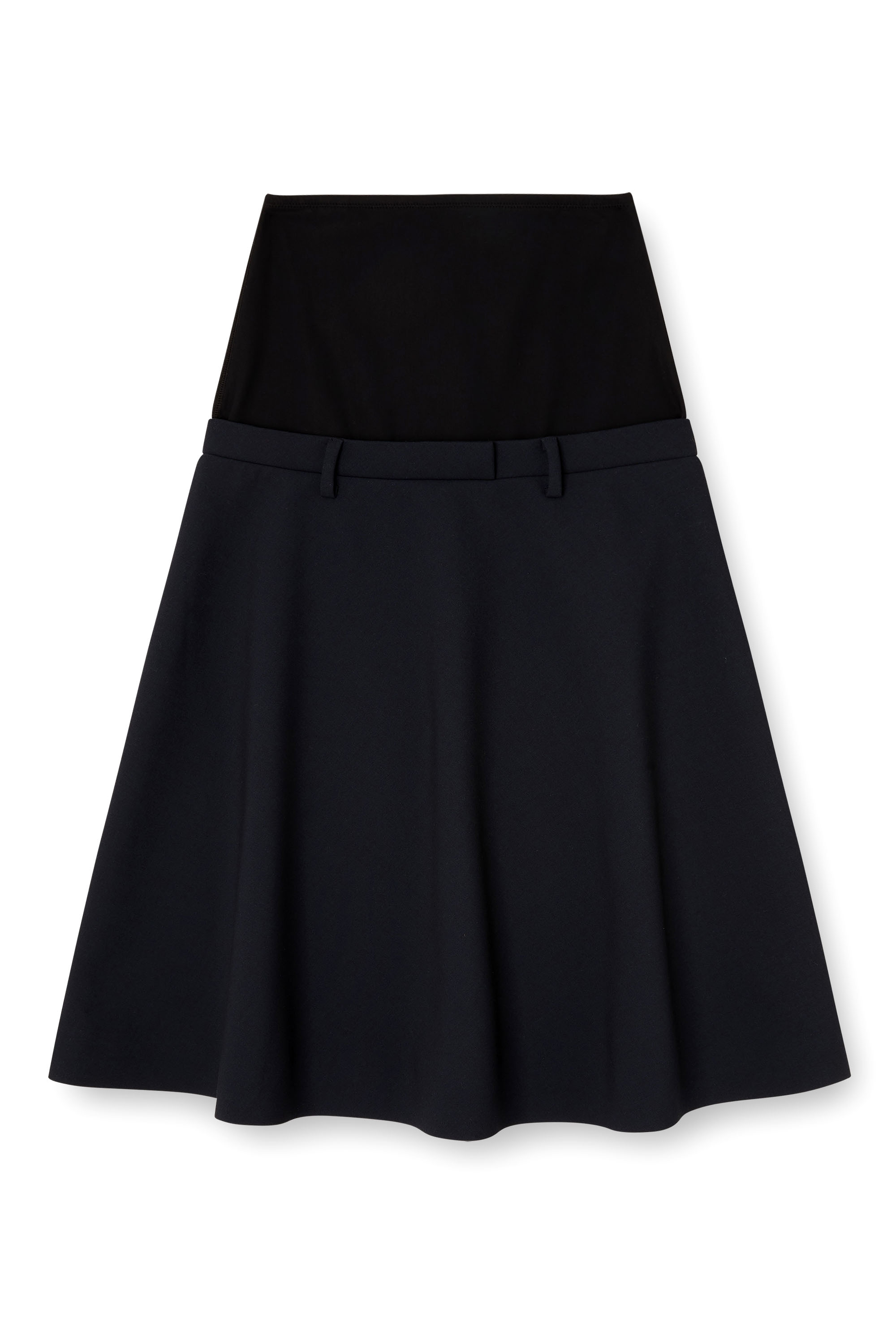 Diesel - O-GRACE-BOND, Gonna con vita bassa estrema in neoprene doppio Donna in Blu - 3