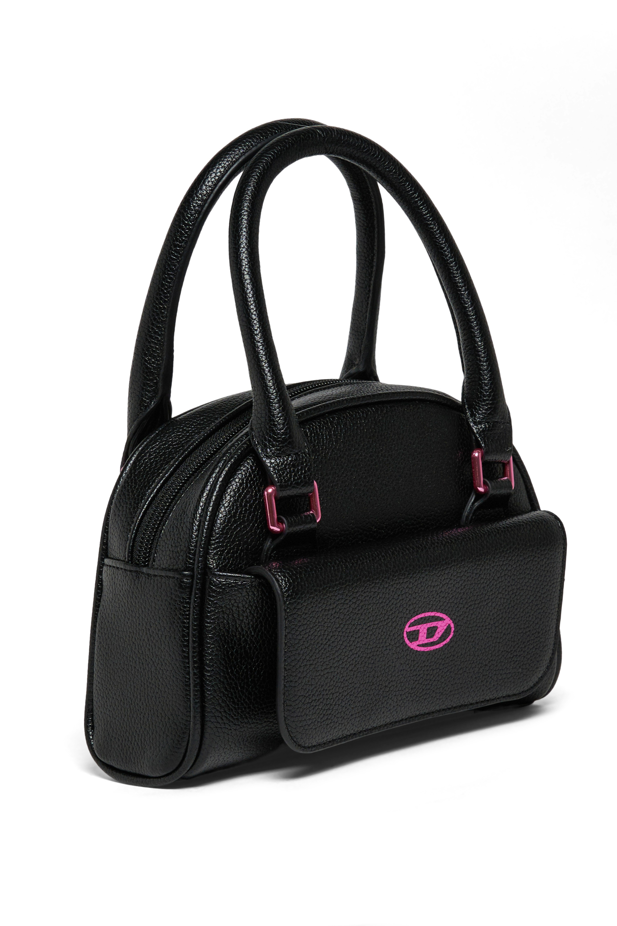 Diesel - WREDY, WREDY - Borsa in tessuto grainy coated Donna in Nero - 3