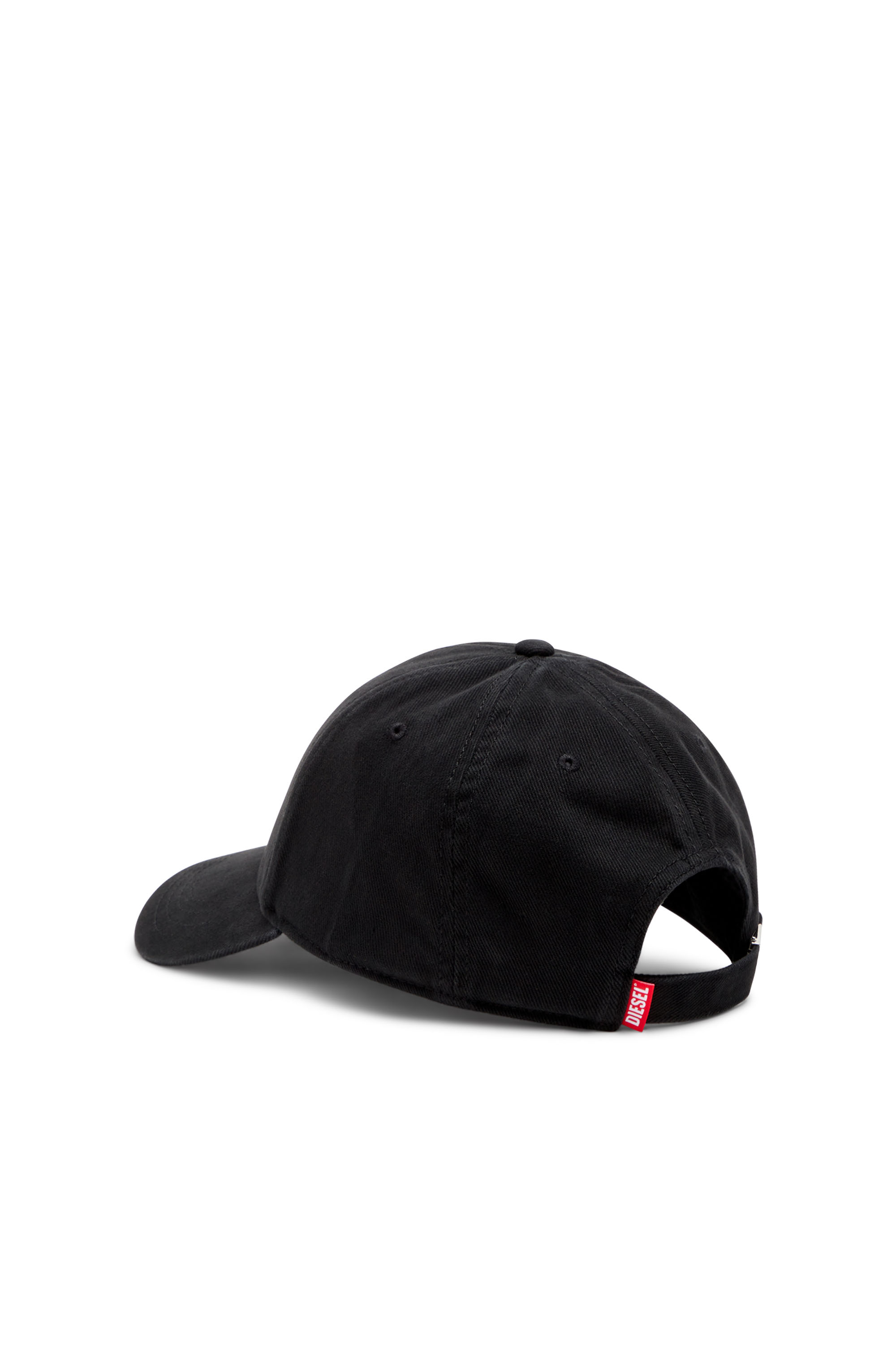 Diesel - CORRY-JACQ-WASH, Cappello da baseball con patch logo Uomo in Nero - 2