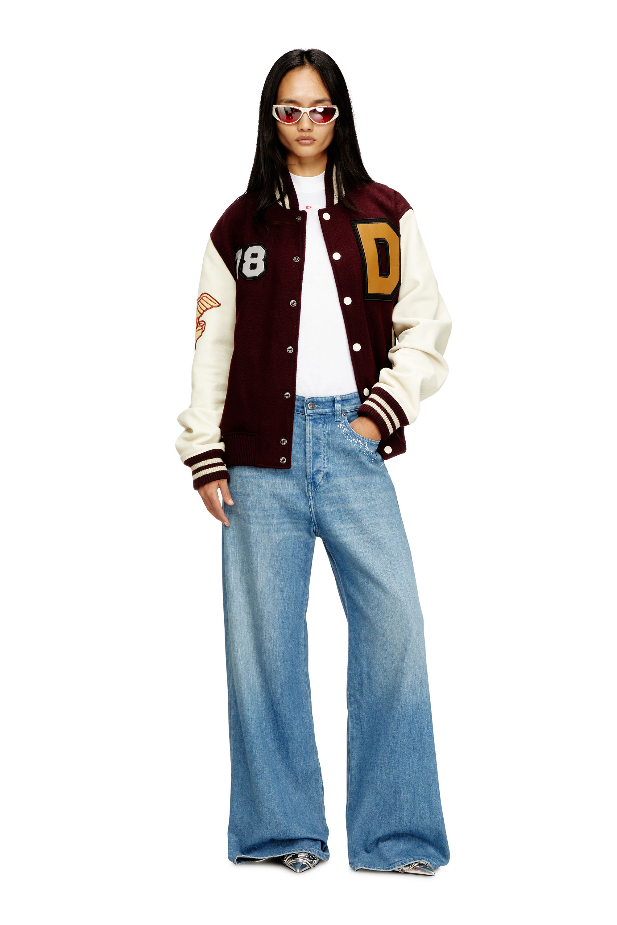 Diesel - Relaxed Jeans 1996 D-Sire 09Q18 Donna, Blu medio - Image 2