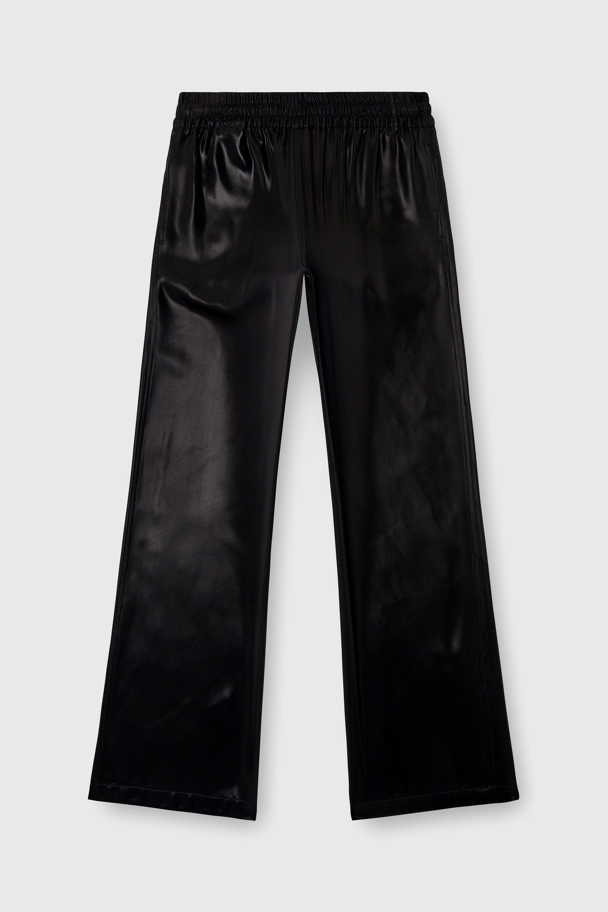 Diesel - P-DREYER-C-WN-Q1, Pantaloni tuta in raso Donna in Nero - 2