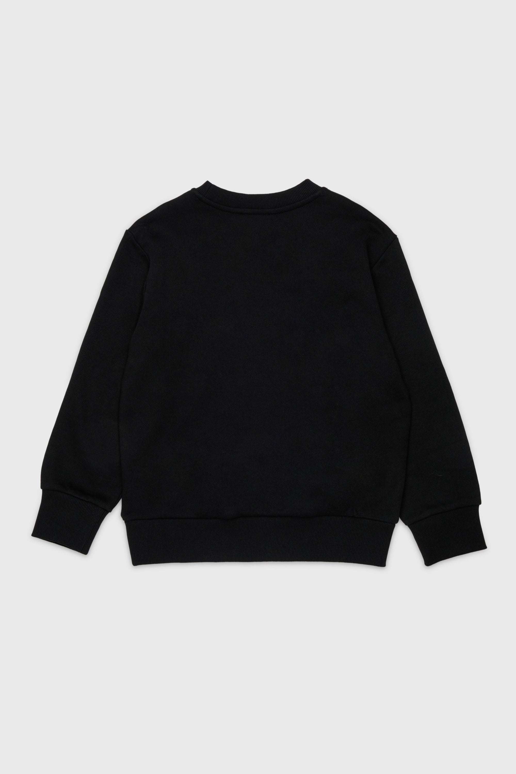 Diesel - SCIRCLE OVER, Felpa con stampa logo Uomo in Nero - 2