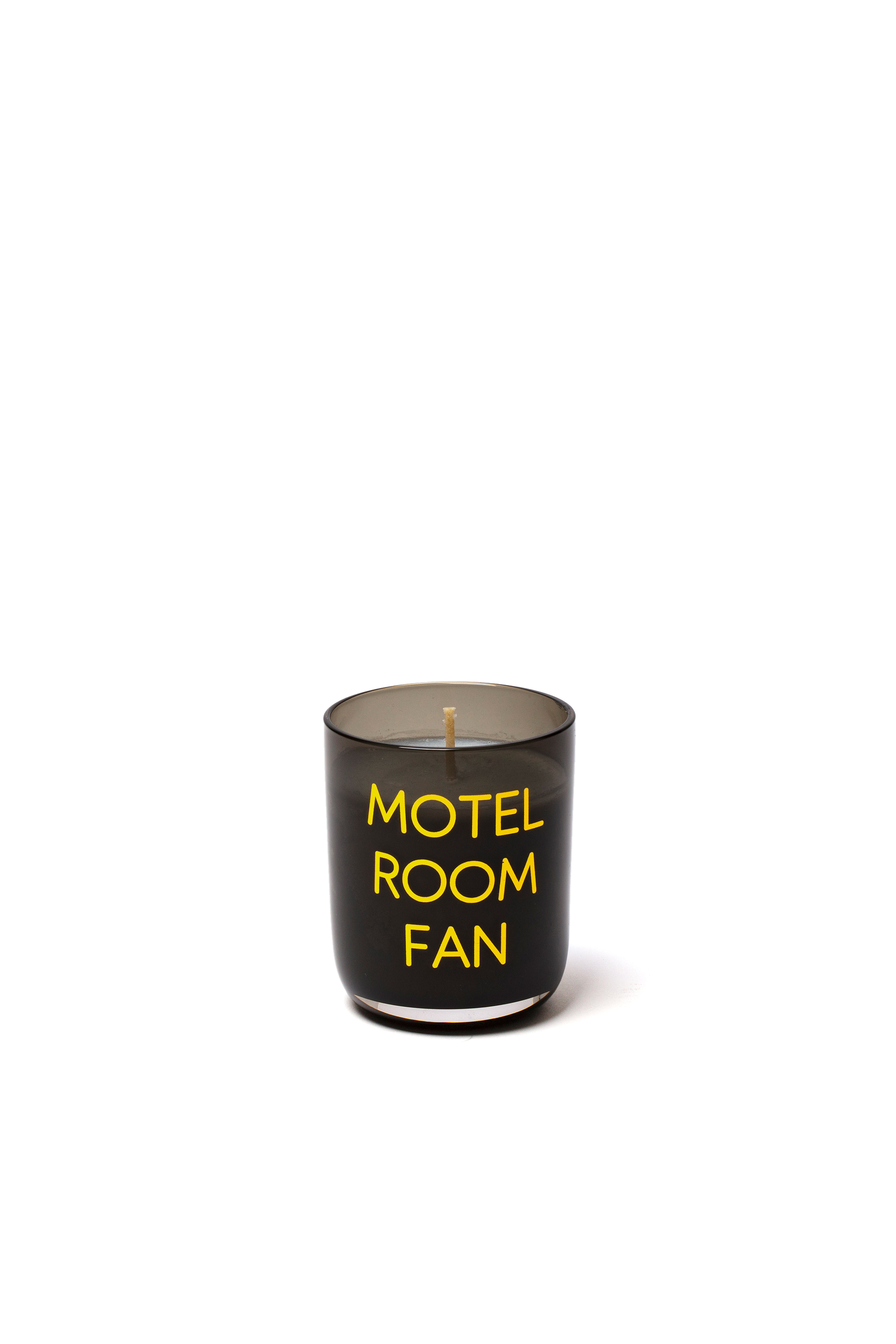 Diesel - 11171 HOME SCENTS, Candela in vasetto vetro "memories-motel room fan" Unisex in Nero - 1
