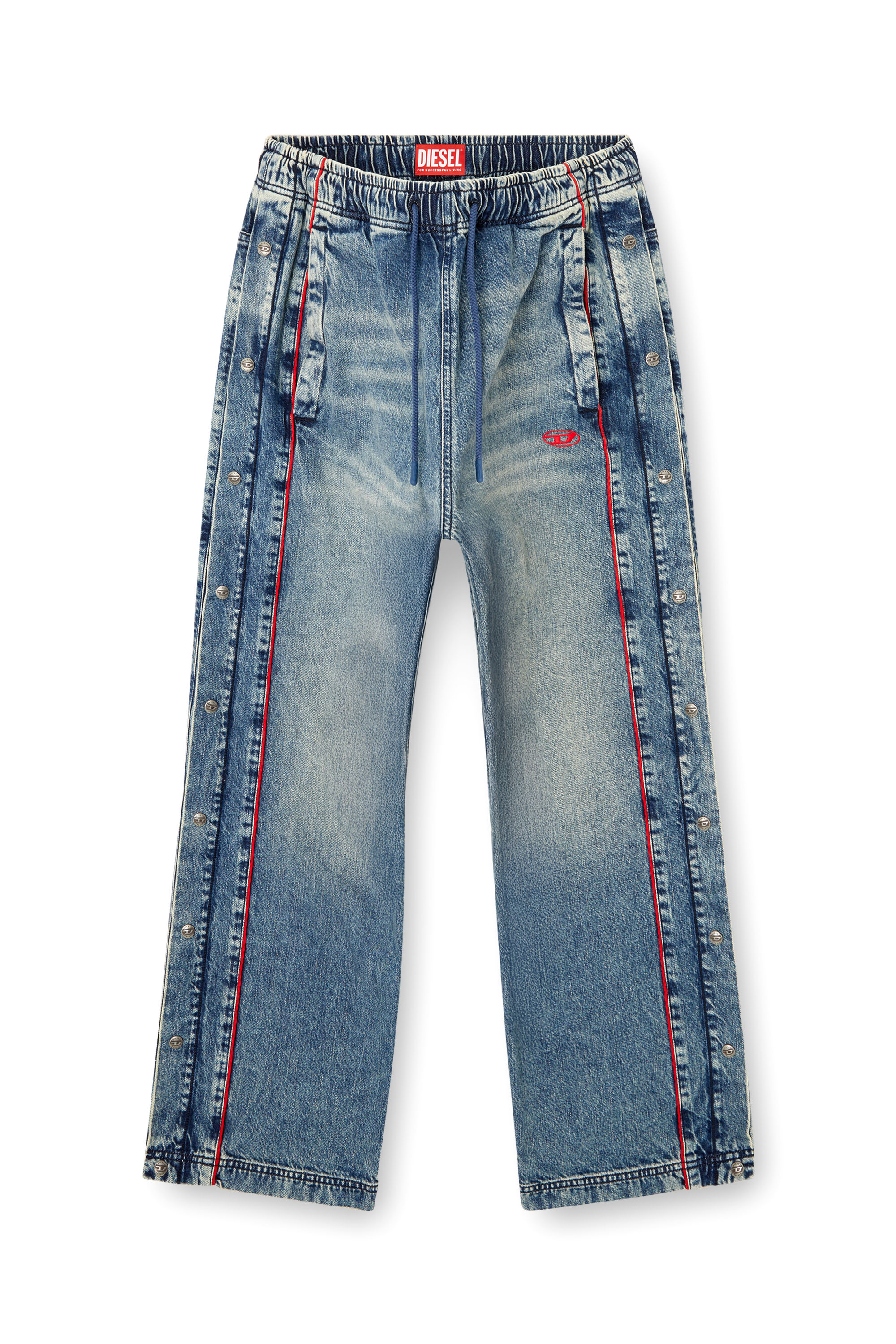 Diesel - Relaxed Jeans D-Axfor 0ABCP Unisex, Blu medio - Image 3