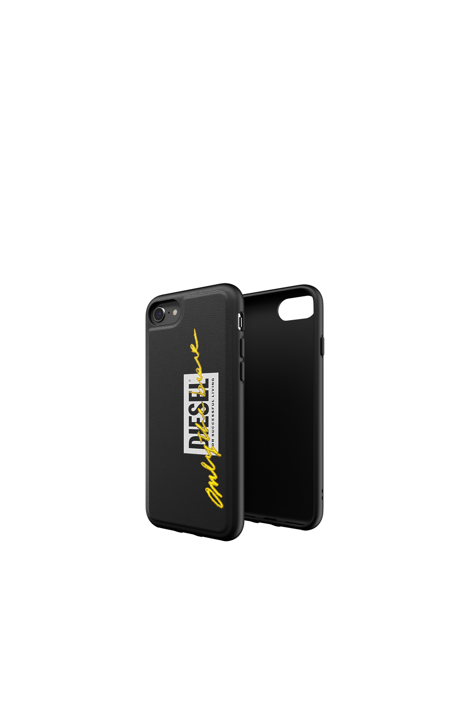 Diesel - 41984 STANDARD CASE, Custodia sagomata per iPhone 6/6s/7/8/SE Unisex in Nero - 1