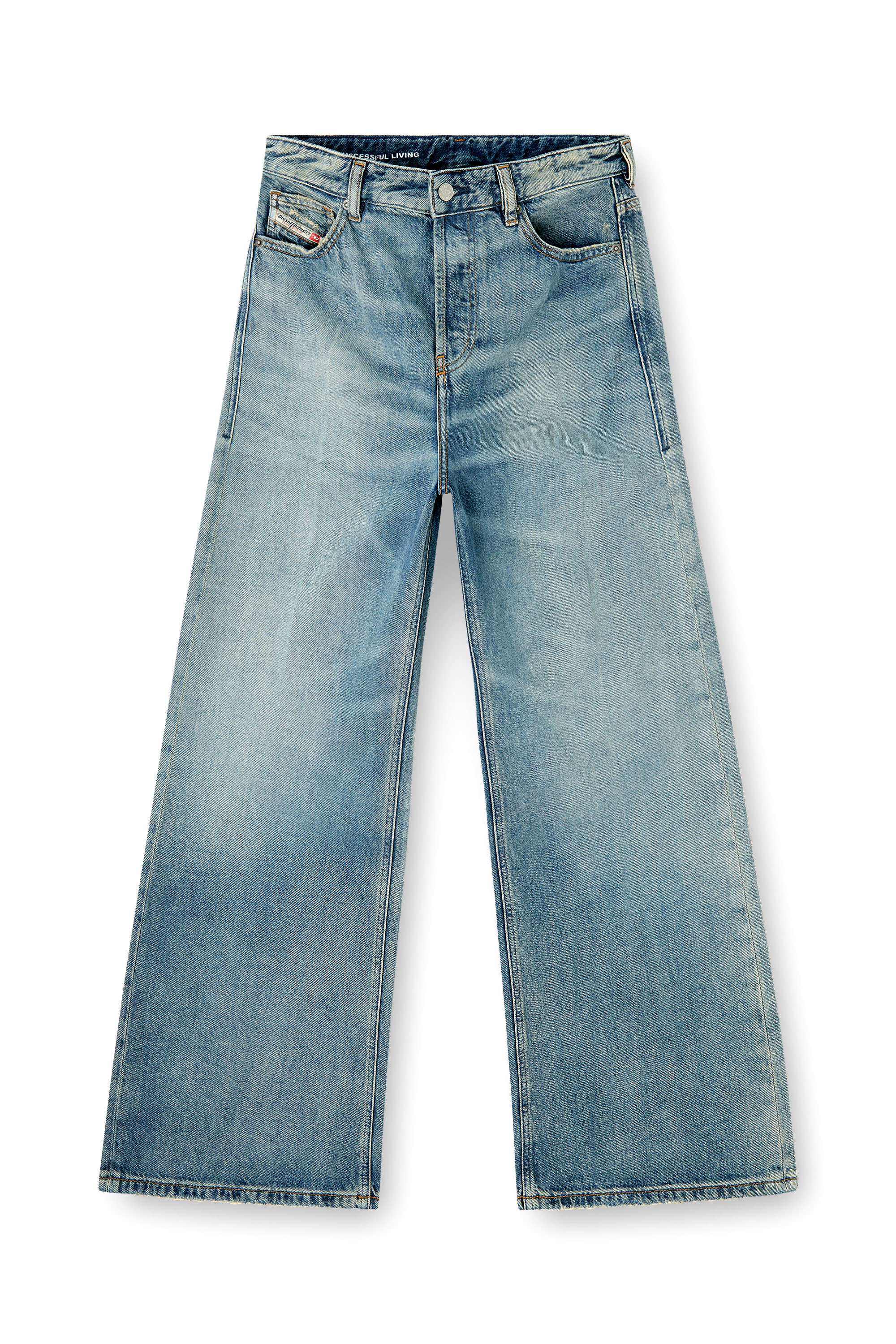 Diesel - Relaxed Jeans 1996 D-Sire 0BEBL Donna, Blu medio - Image 3