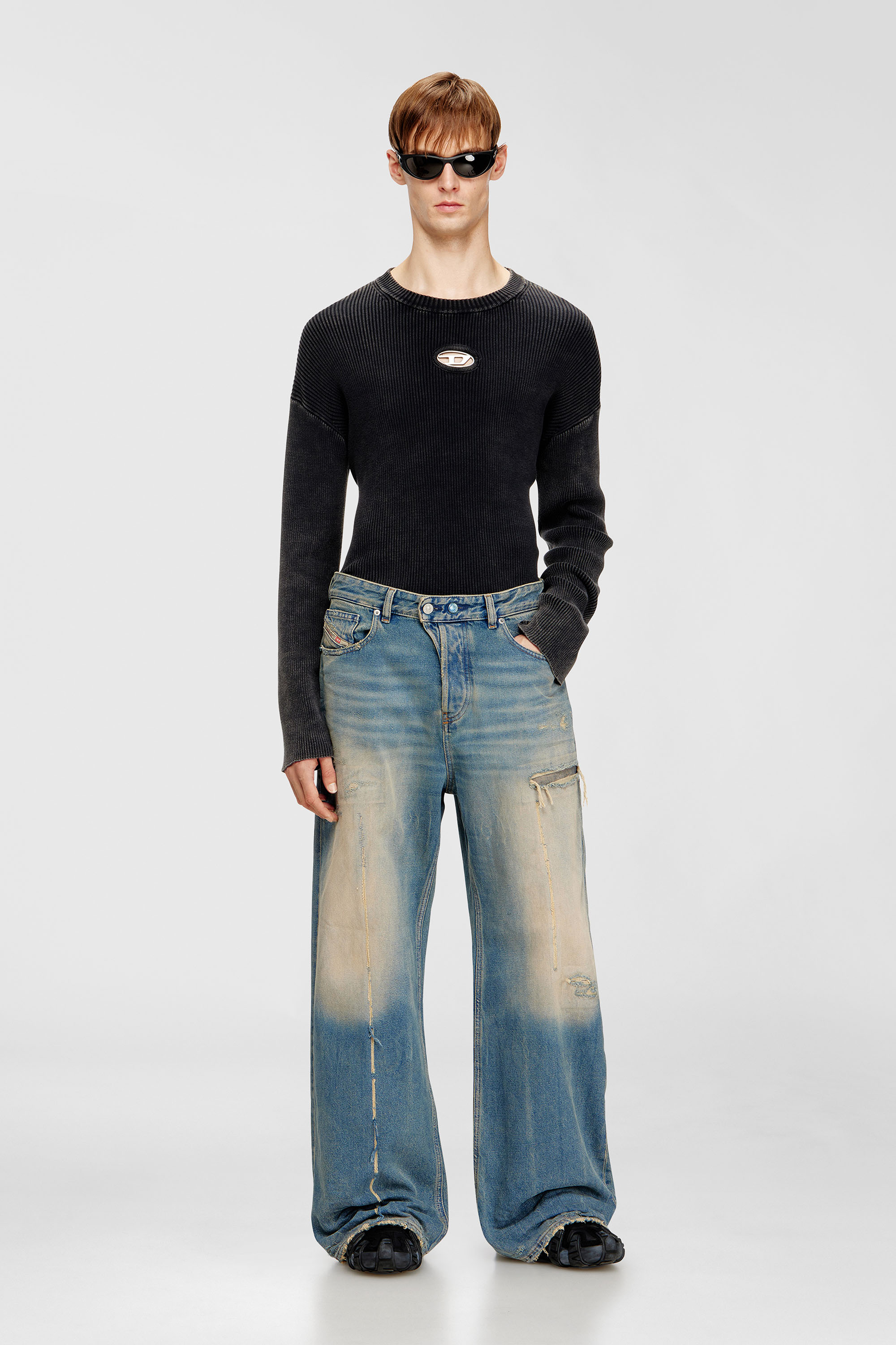 Diesel - Relaxed Jeans 1996 D-Sire 09N29 Unisex, Blu medio - Image 1