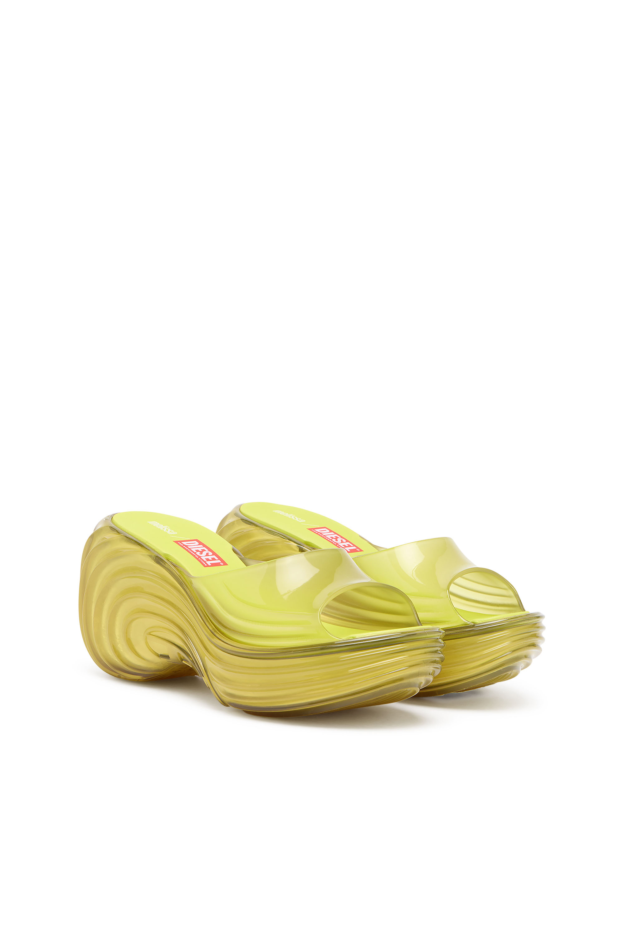 Diesel - MELISSA QUANTUM PLATFORM, Mule platform in Melflex&reg; Donna in Giallo - 3