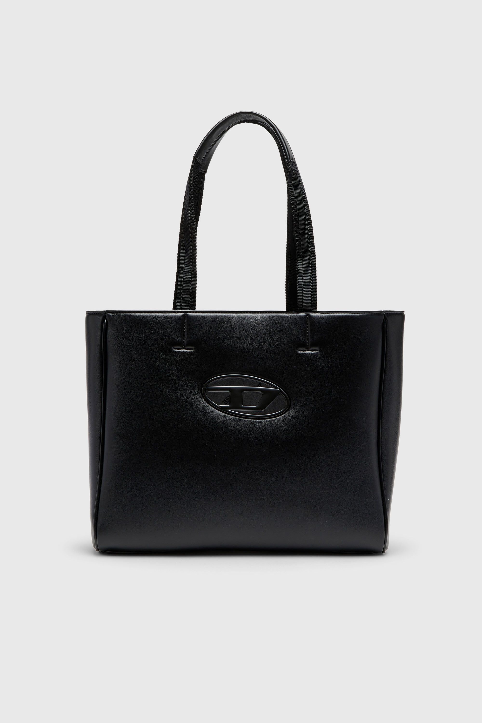 Diesel - HOLI-D SHOPPER EW, Holi-D-Shopper quadrata in neoprene doppio Unisex in Nero - 1