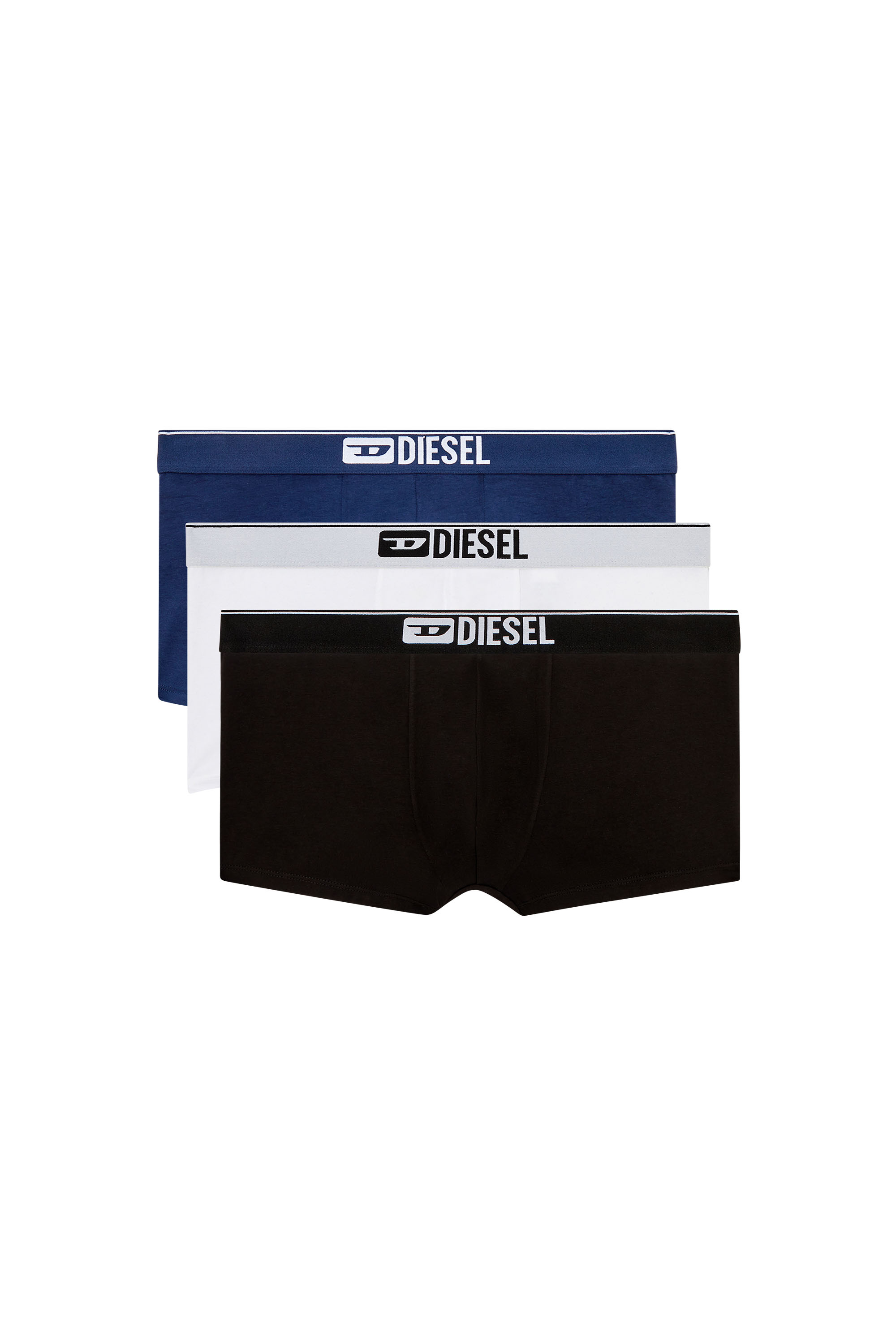 Diesel - UMBX-DAMIENTHREEPACK, Set di tre boxer tinta unita Uomo in Multicolor - 1