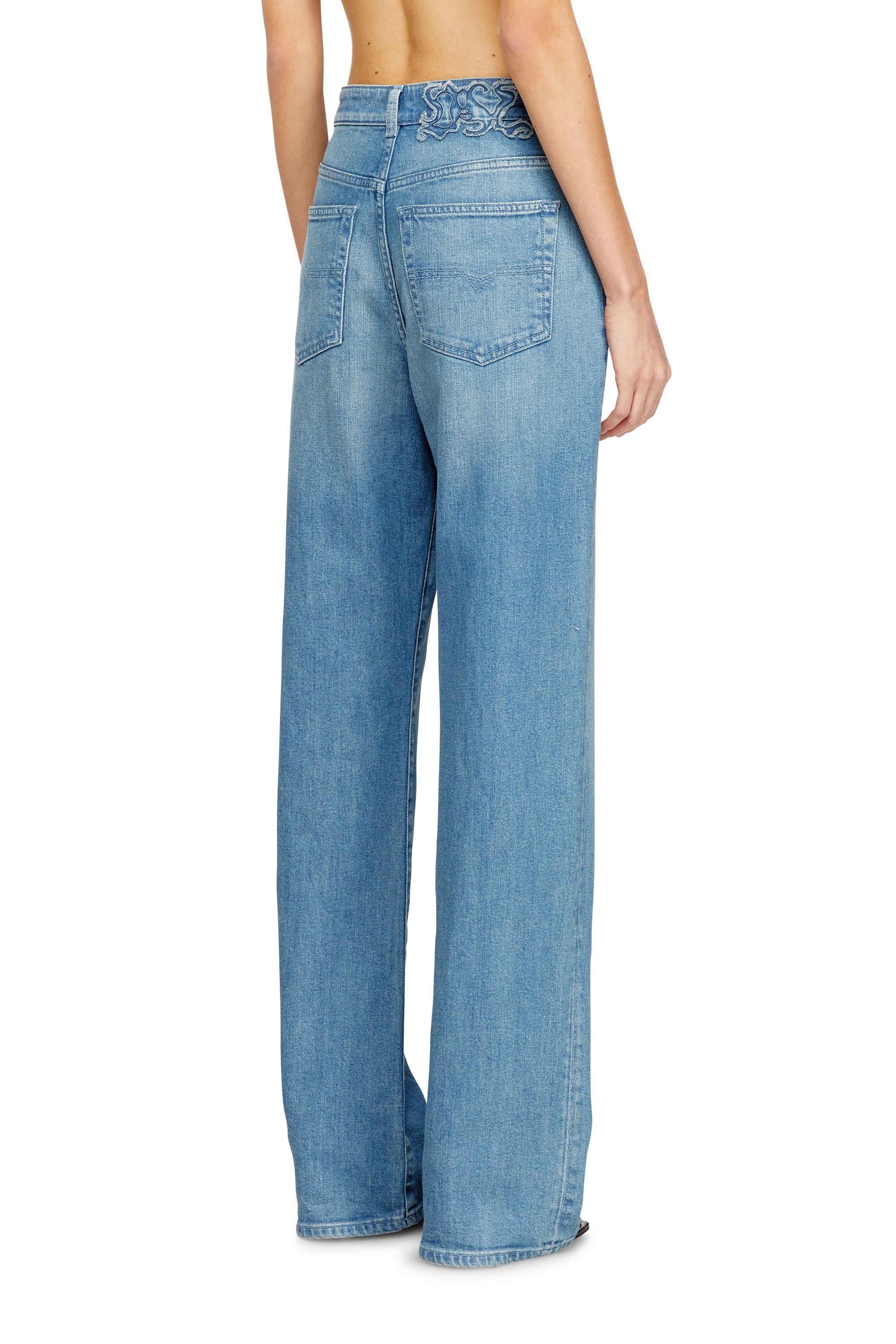 Diesel - Regular Jeans 1971 D-Sent 09Q18 Donna, Blu Chiaro - Image 4