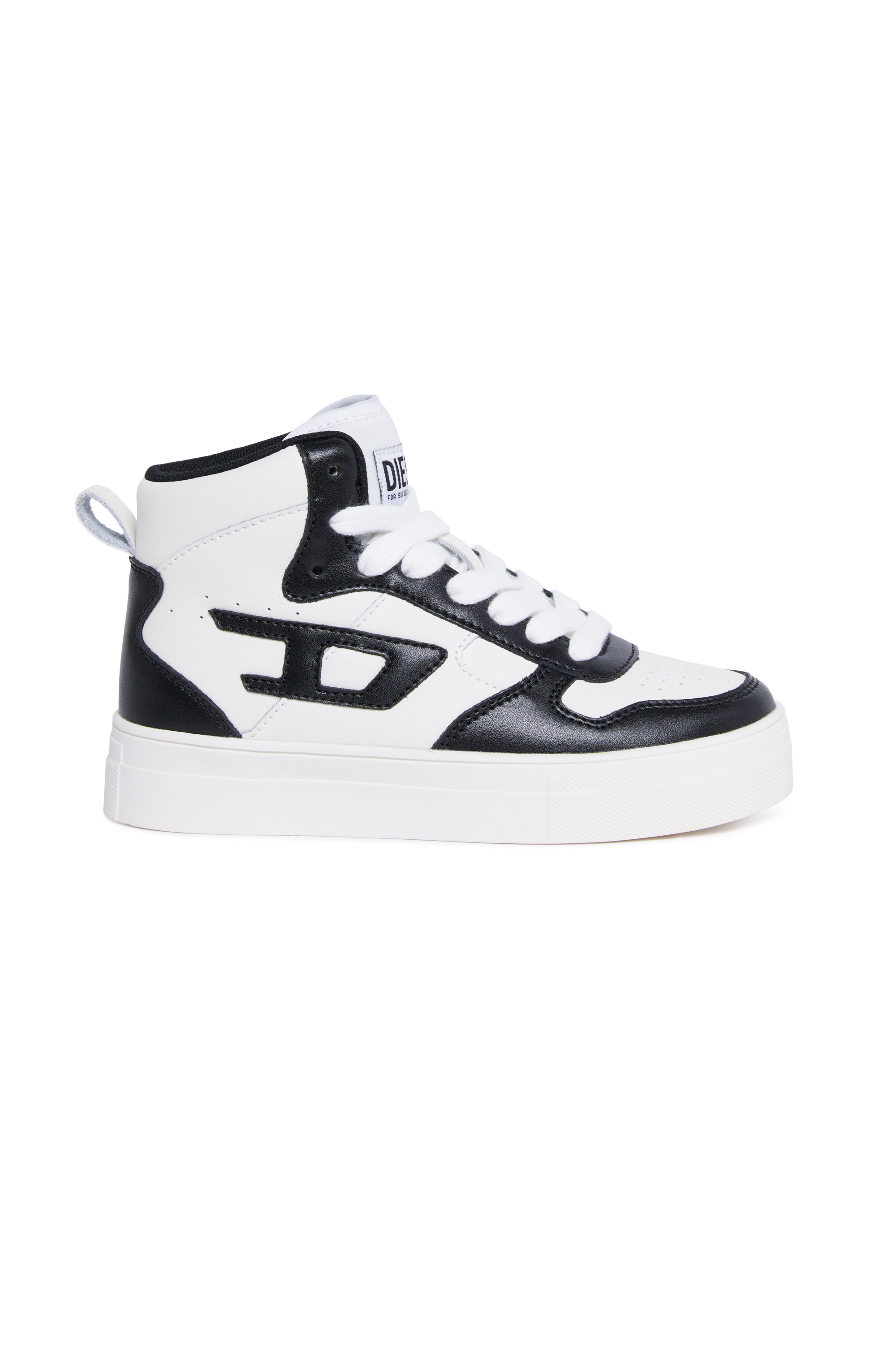 Diesel - S-UKIYO MID 2.0., Sneaker alte in pelle traforata Unisex in Multicolor - 2