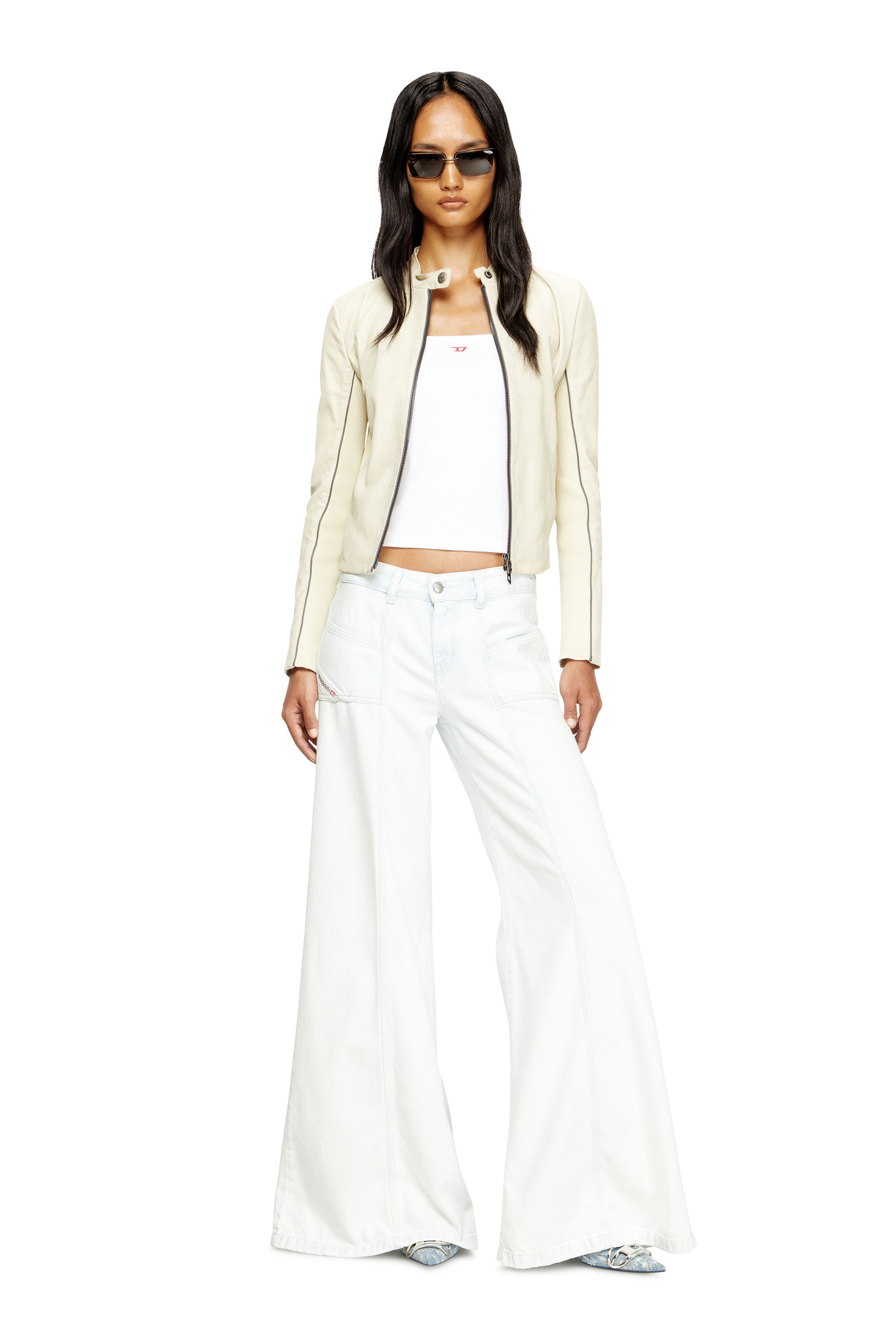 Diesel - Woman's Flare Jeans D-Akii 09M08, White - 2