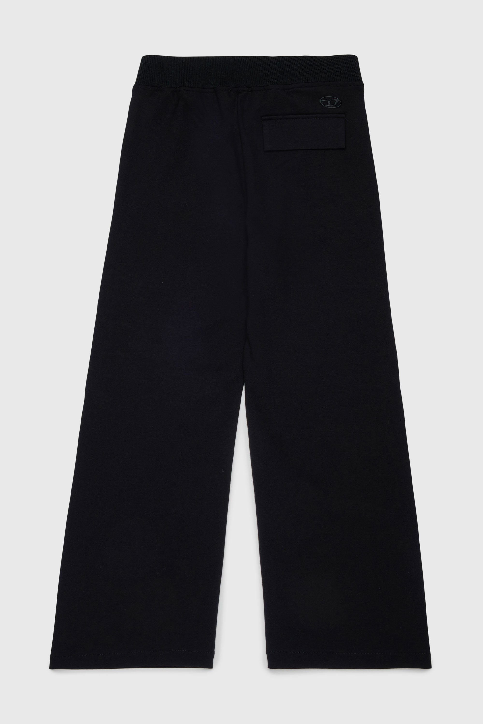 Diesel - PREBBY, Pantaloni wide in tessuto stretch compatto Uomo in Nero - 2