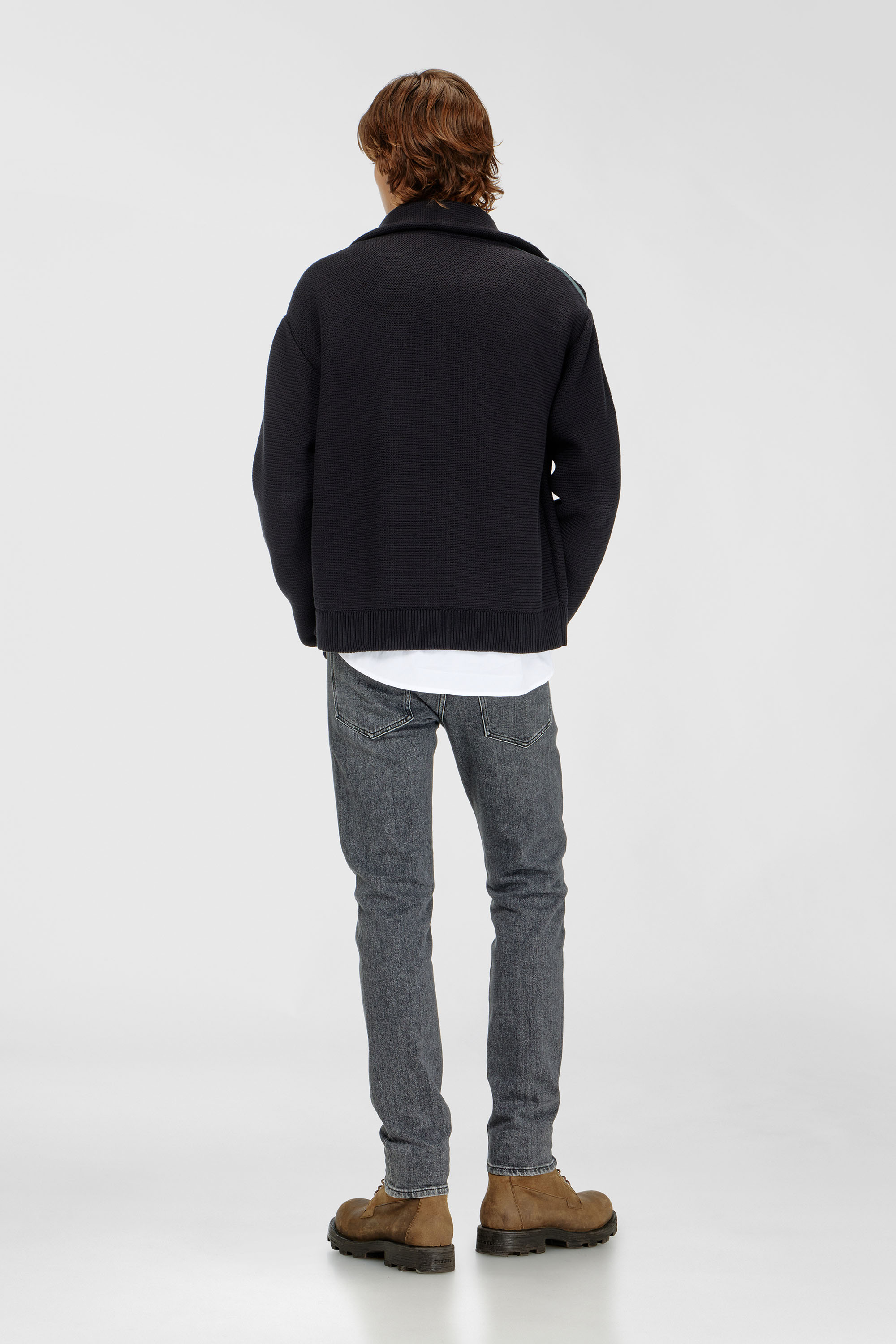 Diesel - Slim Jeans 2019 D-Strukt 0CIAT Uomo, Grigio - Image 3