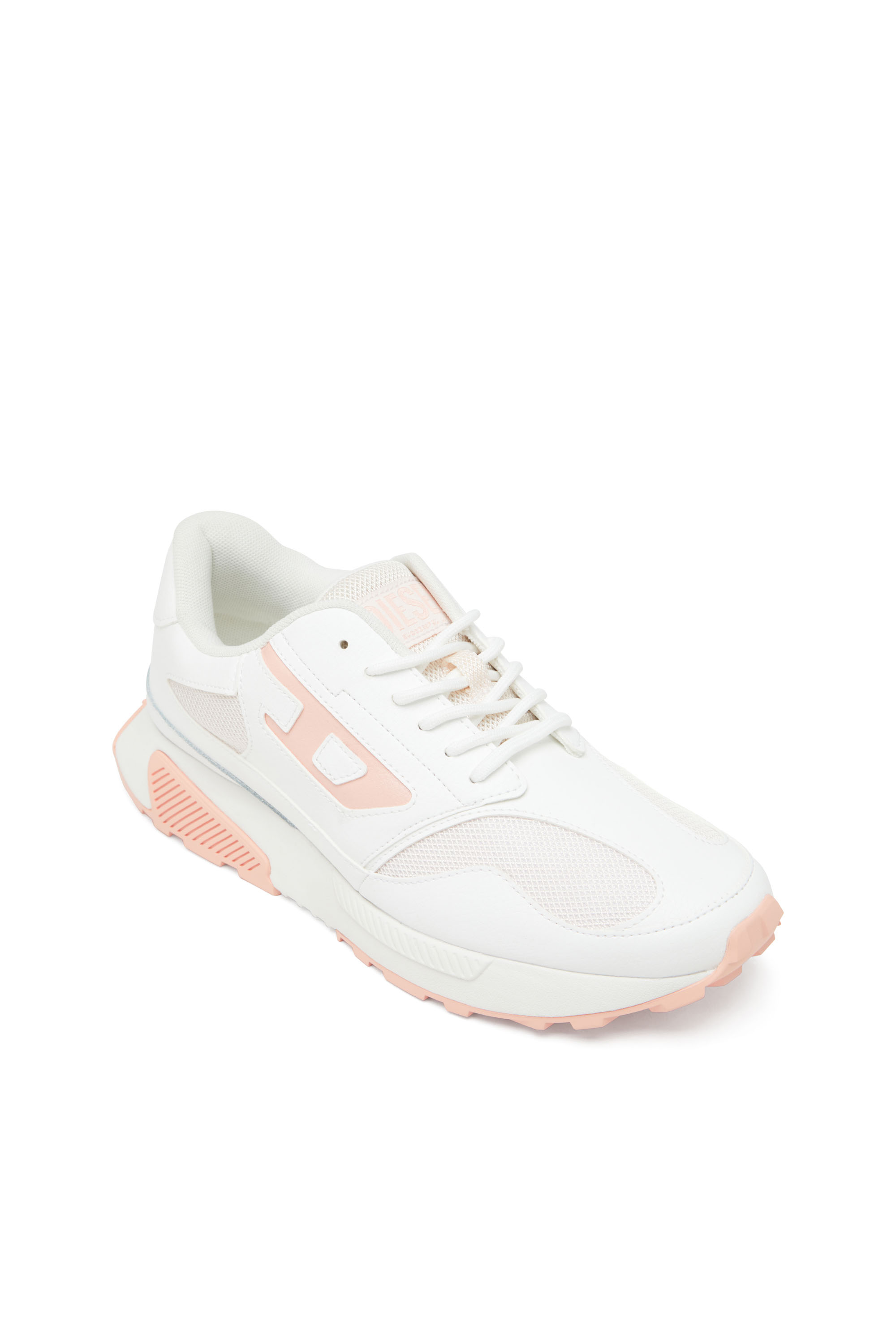 Diesel - S-TAME-D RUNNING W, Sneaker in PU e mesh con logo metallizzato Donna in Multicolor - 6