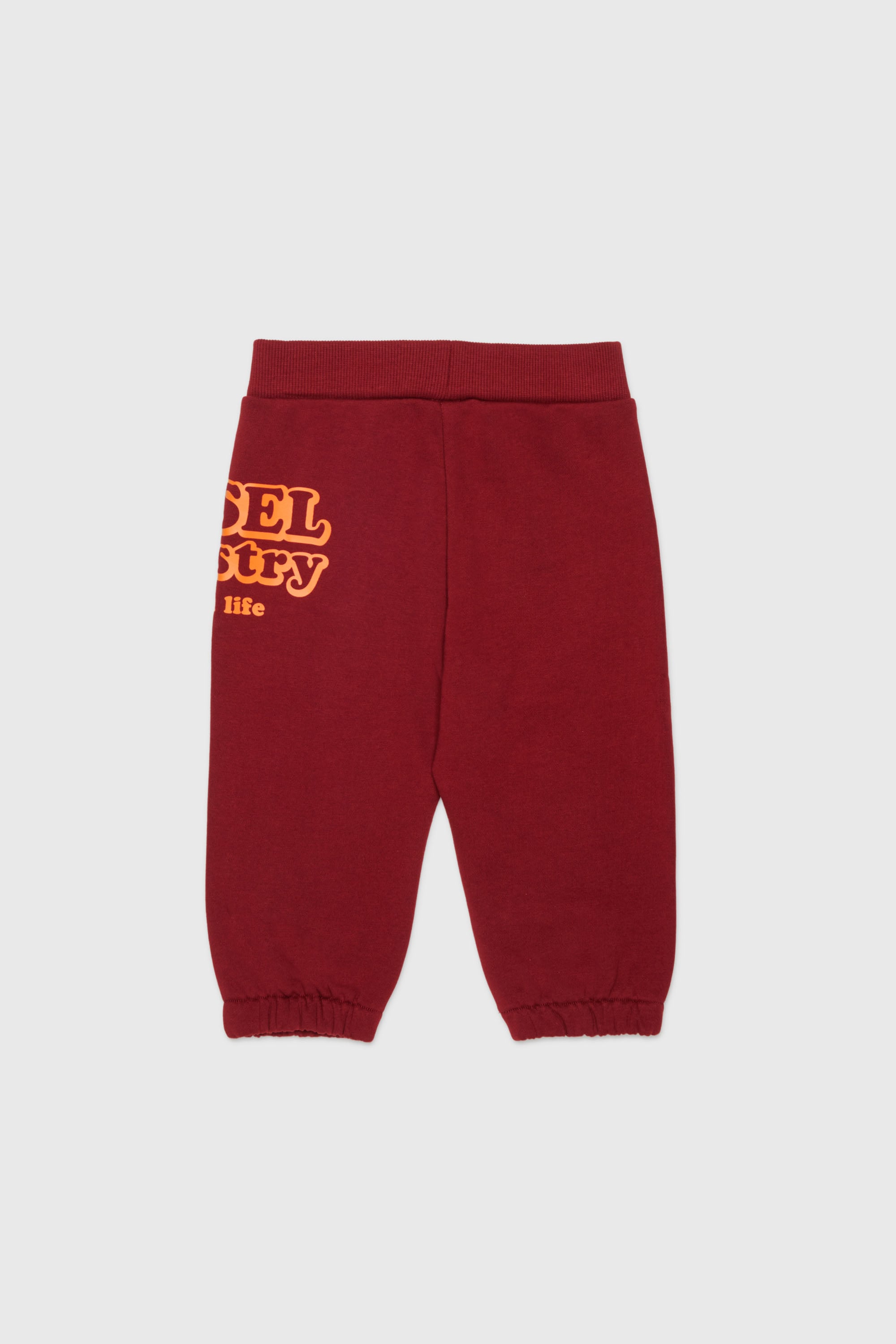 Diesel - PLODIMIB, Pantaloni in cotone con stampa Diesel Industry Uomo in Rosso - 2