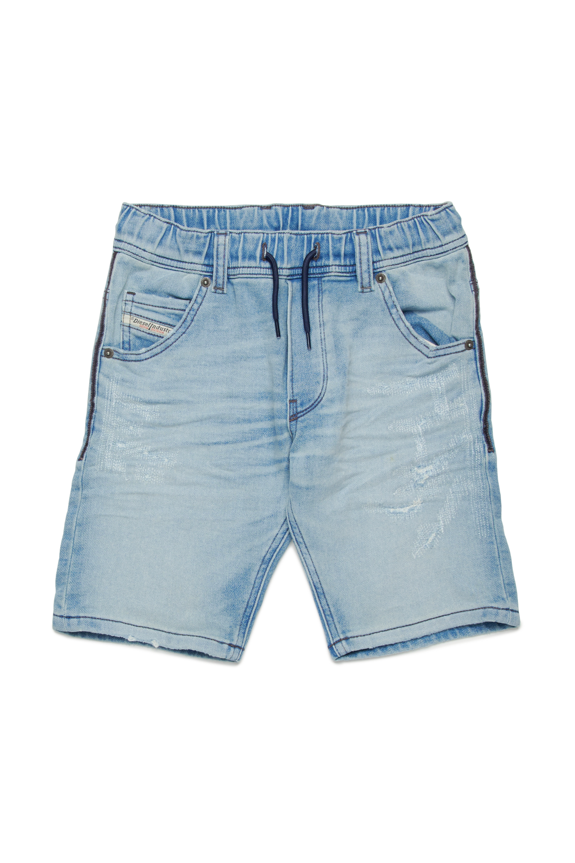 Diesel - KROOLEY-NE-J SH JJJ, Shorts Krooley in JoggJeans stonewashed Uomo in Blu - 1