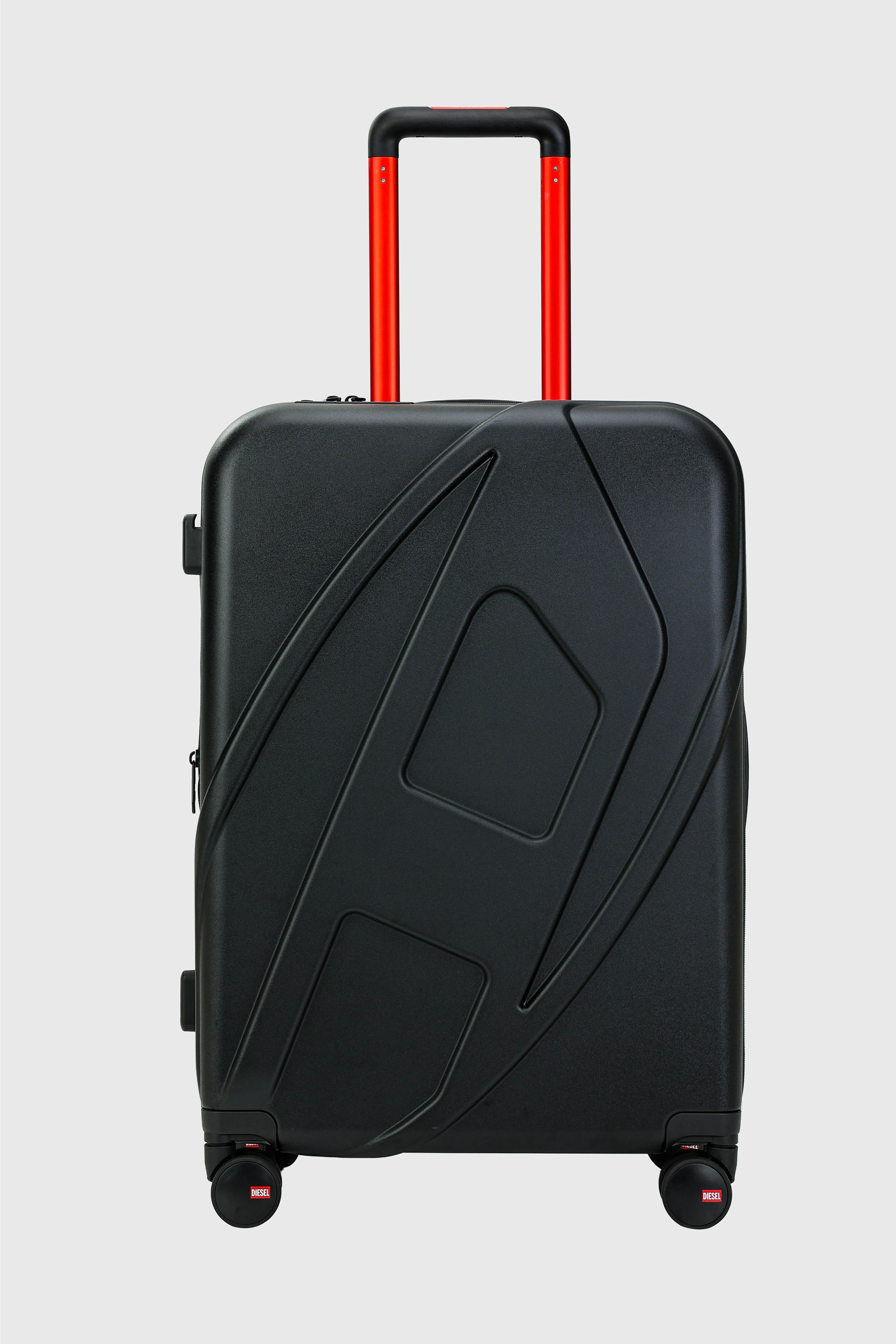 Diesel - LU0043 HARD LUGGAGE - DSL012, Valigia Oval D taglia M Unisex in Nero - 1