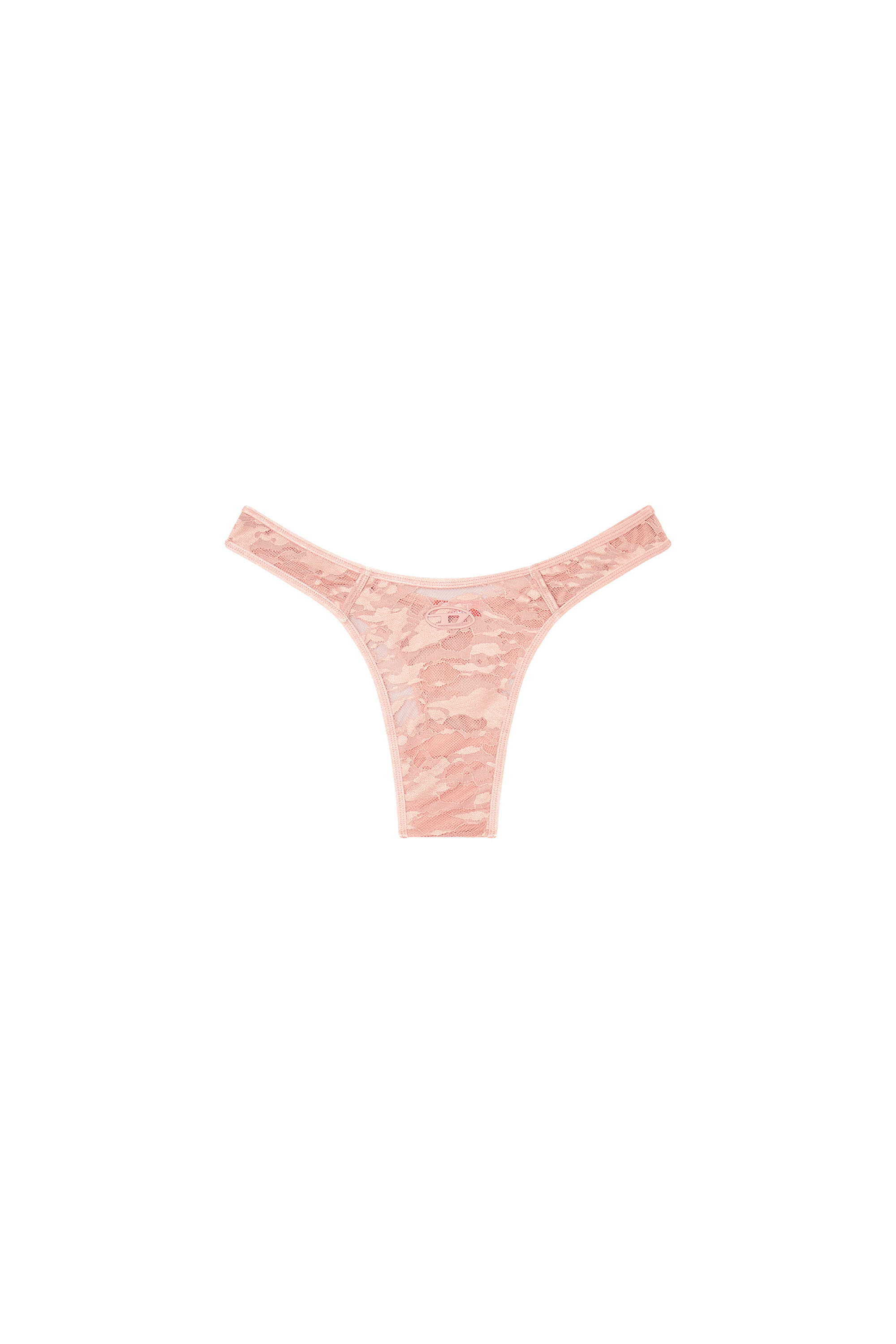Diesel - MICRO-PUNCHY-UTLT, Perizoma in pizzo di nylon con Oval D Donna in ToBeDefined - 4