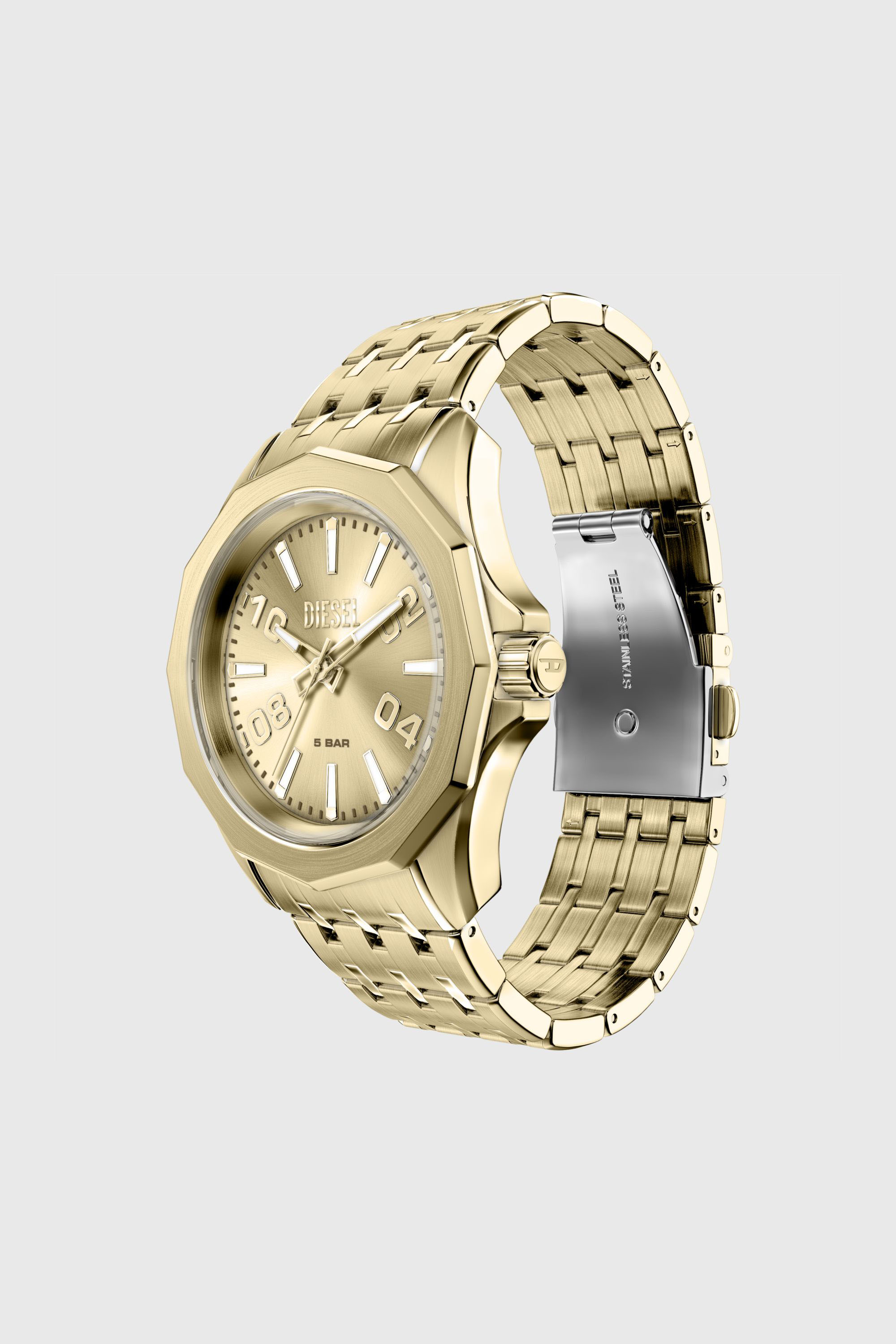 Diesel - DZ2239 WATCH, Orologio Stinger in acciaio color oro Uomo in Oro - 2