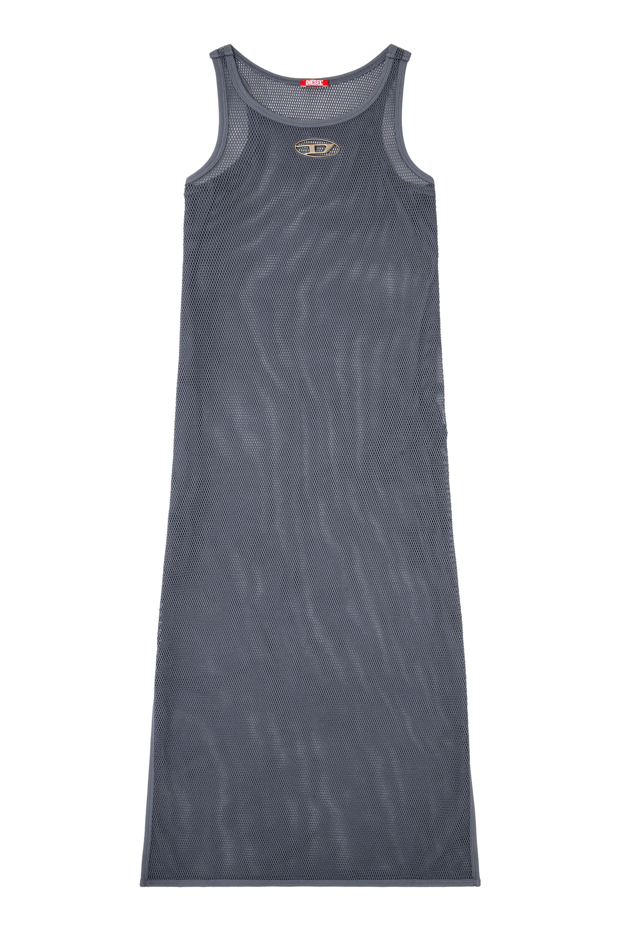 Diesel - JENNIFER-UTLT, Maxi maglia da mare in rete Donna in Grigio - 4