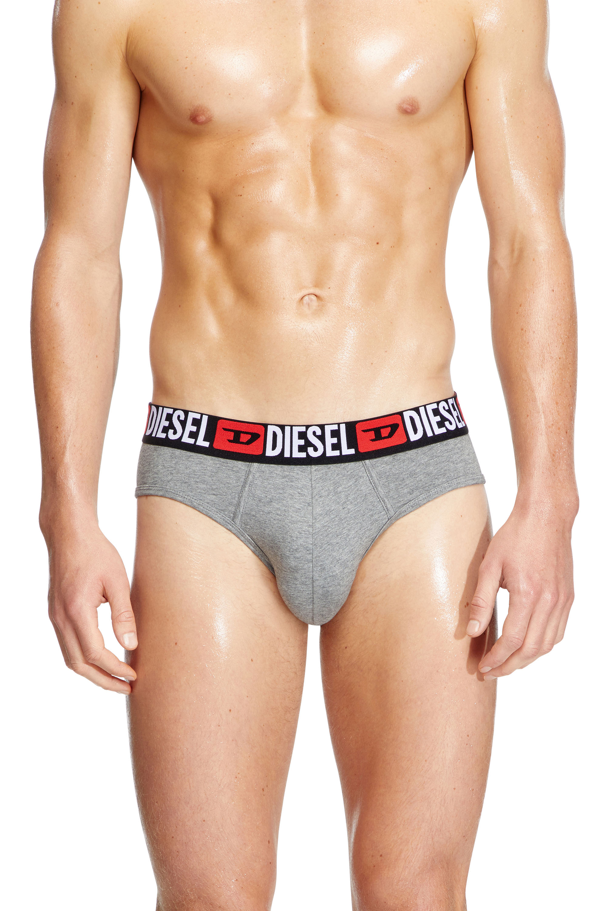 Diesel - UMBR-ANDRETHREEPACK, Set di tre slip a tinta unita Uomo in Multicolor - 2