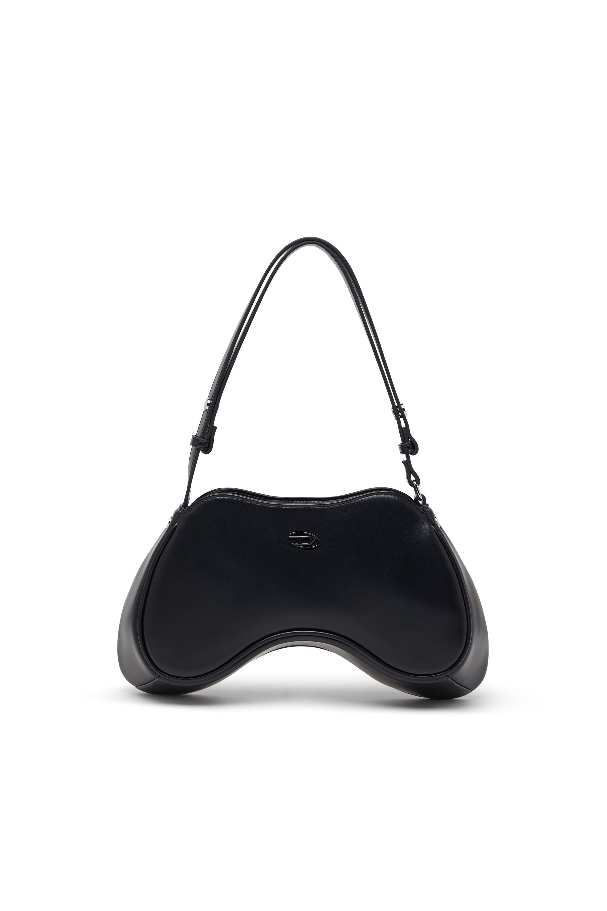 Diesel - PLAY SHOULDER, Play-Borsa a spalla in PU Donna in Nero - 1