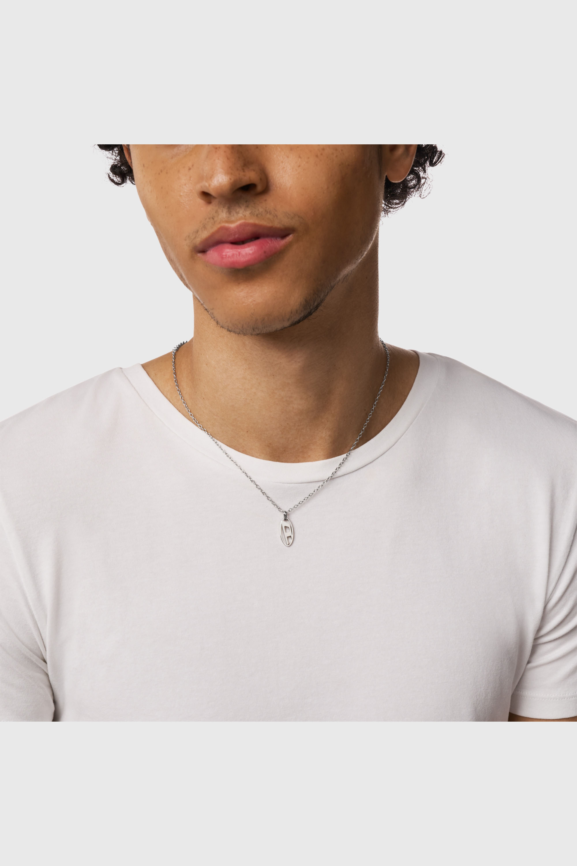 Diesel - DX1661040 JEWELLERY, Unisex's Stainless steel pendant necklace in Silver - 4
