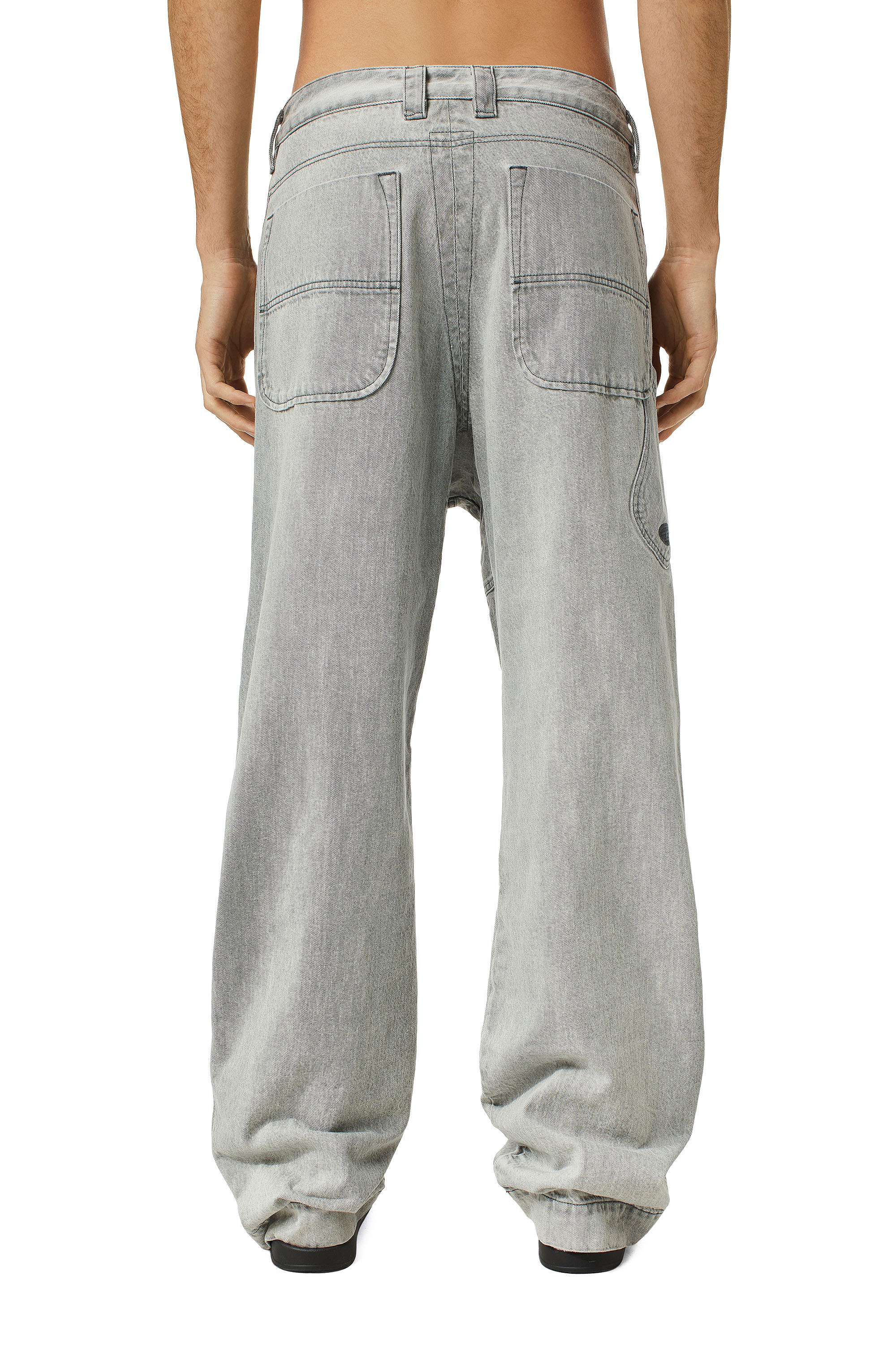 Diesel - D-Fransy 0ICVH Straight Jeans, Grigio - Image 2
