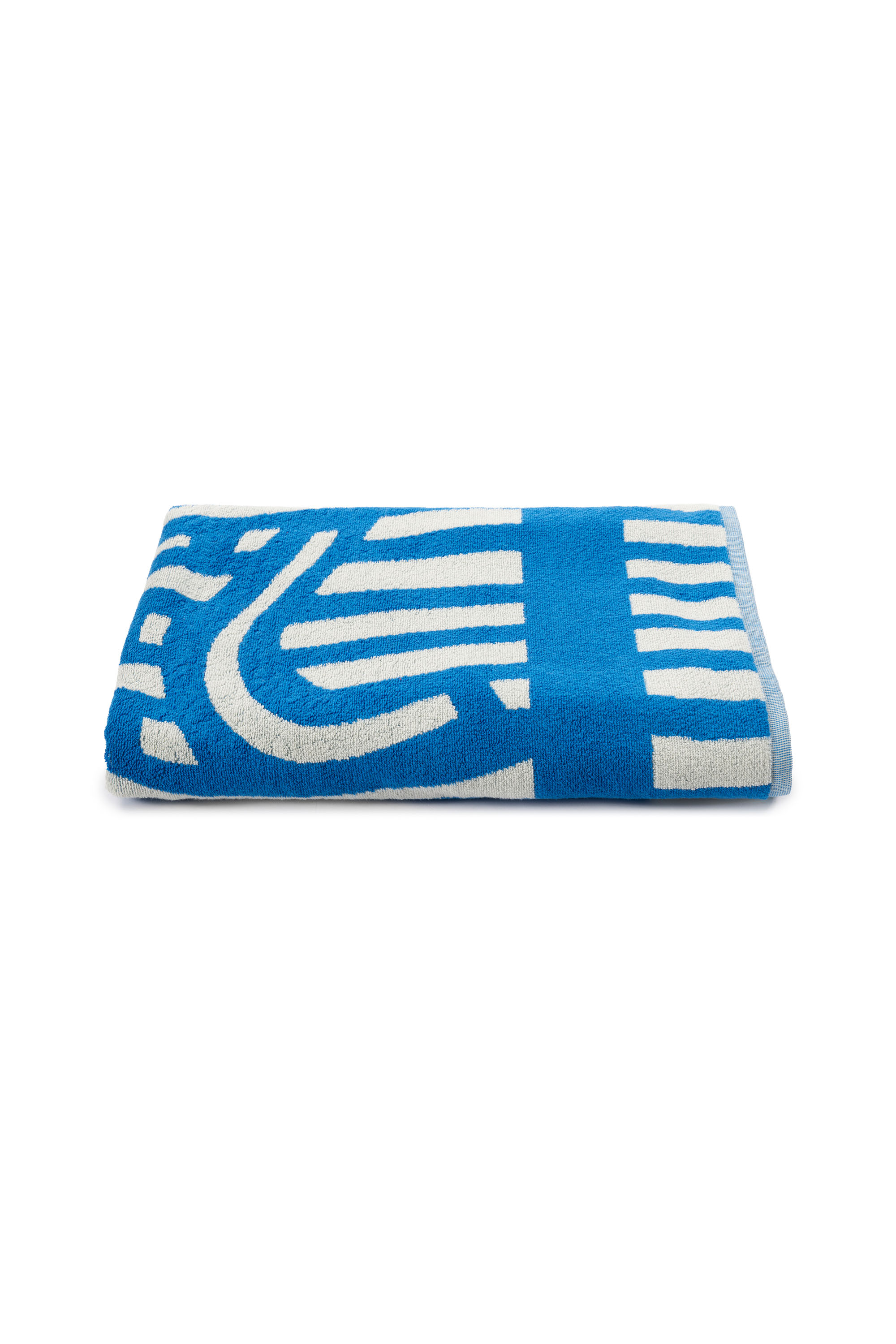 Diesel - 1018164 STRIPES GREY/BLUE TOWEL, Telo in spugna 100x180 cm Unisex in Blu - 5