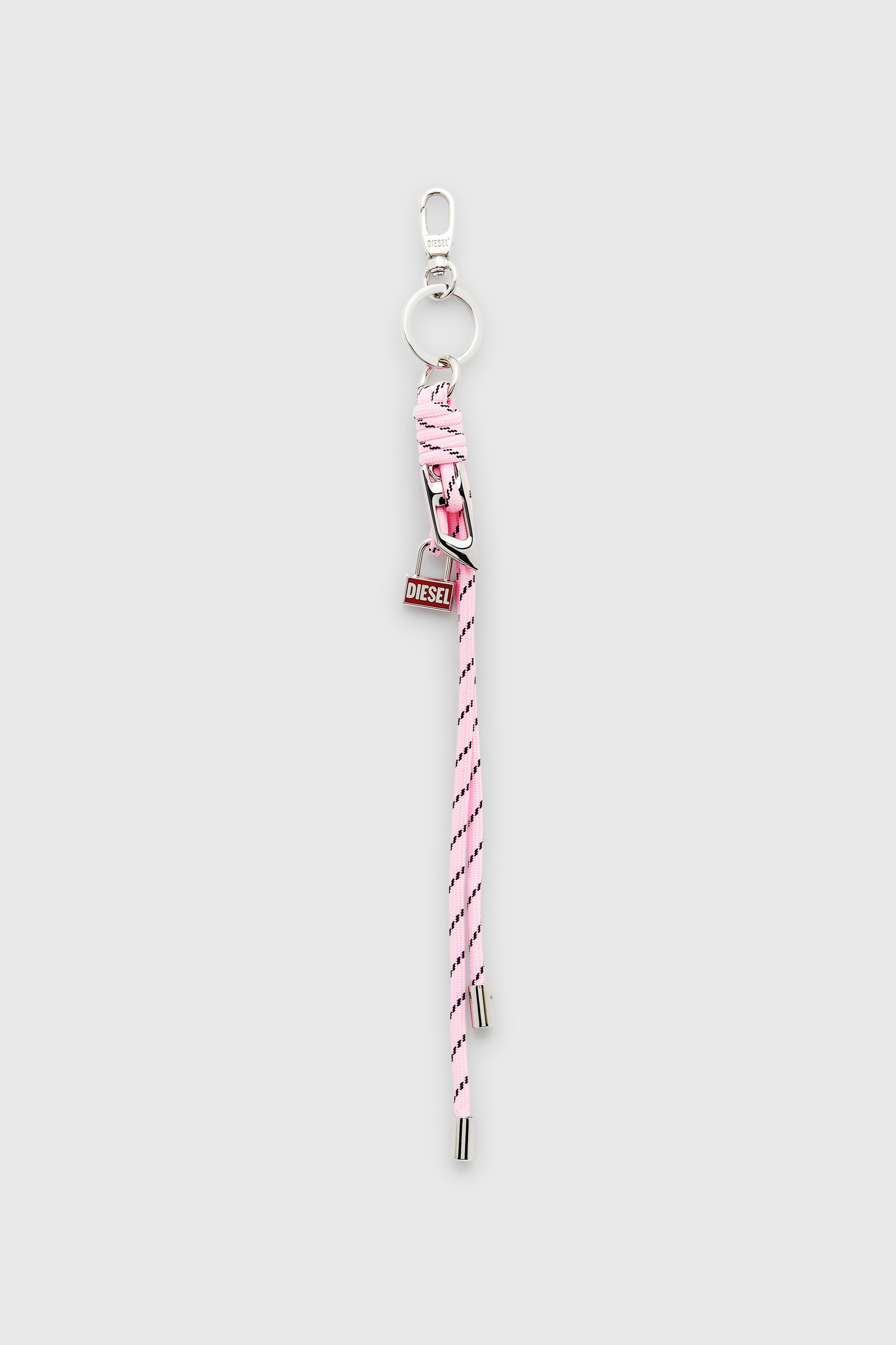 Diesel - ROPE II, Charm in metallo e denim con pendente Diesel Unisex in Rosa - 1