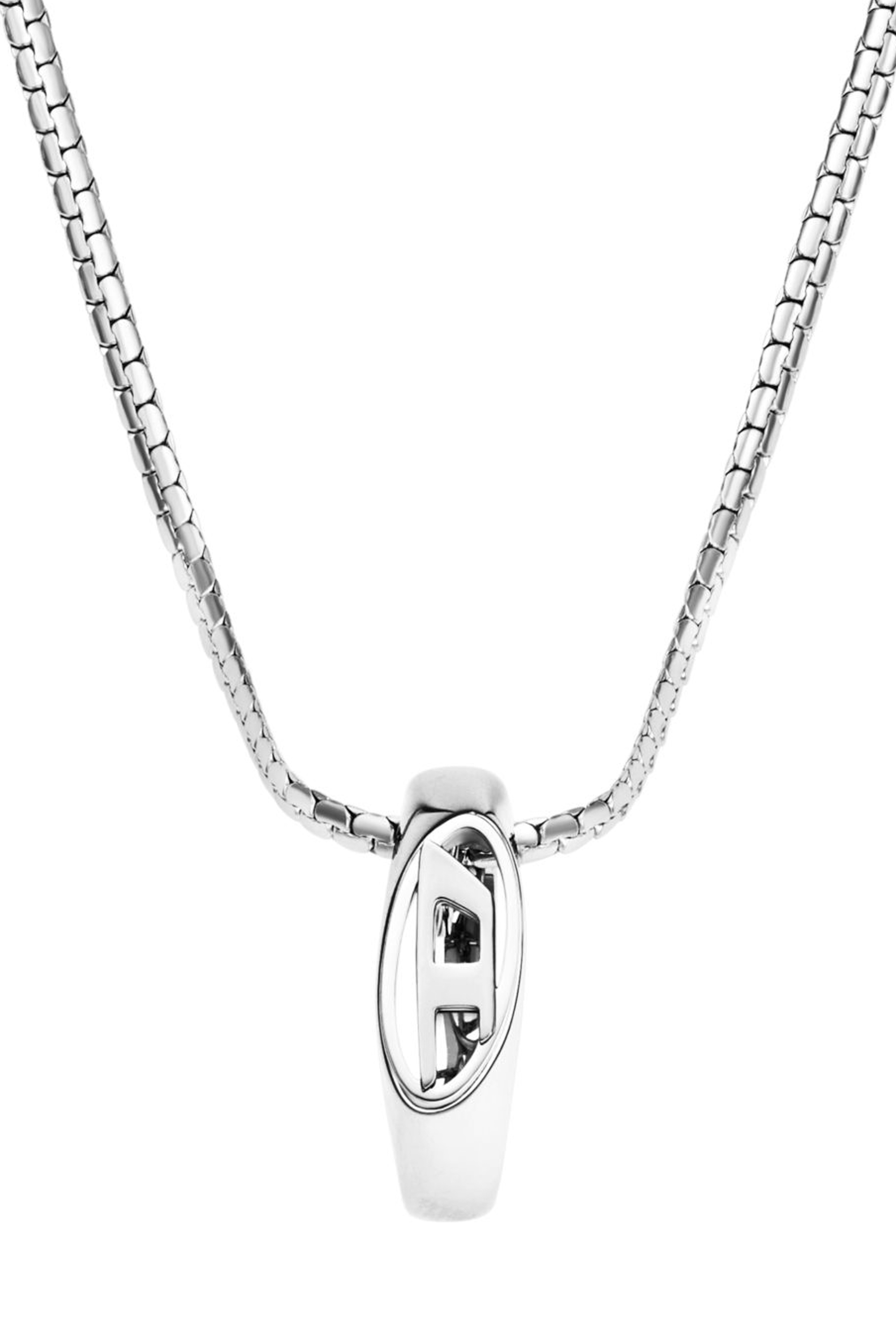 Diesel - DX1644040 JEWELLERY, Collana con ciondolo in acciaio inossidabile Unisex in Argento - 2