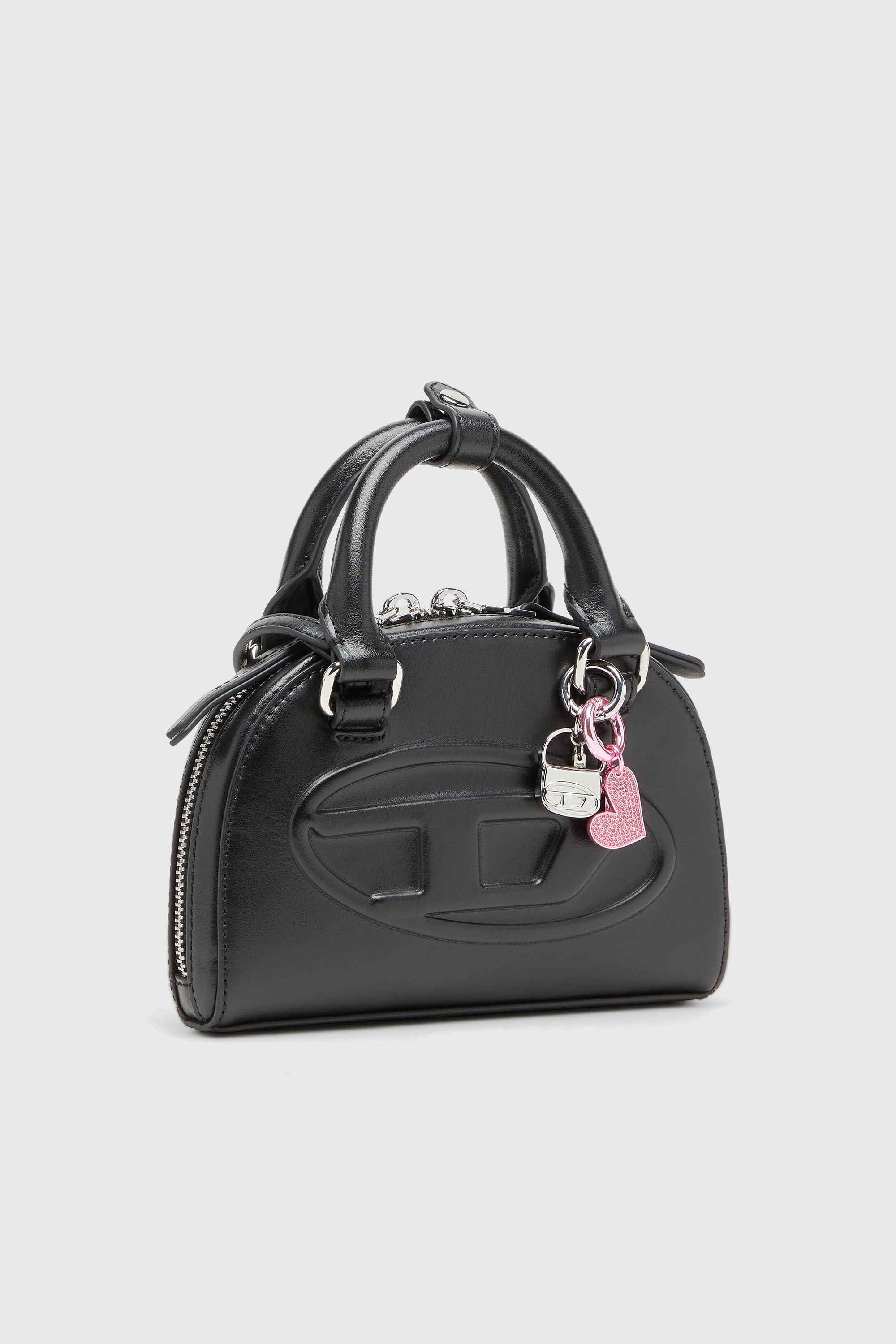 Diesel - 1DR DOME CROSSBODY XS, 1DR Dome-Borsa bowling slim in nappa Donna in Nero - 7