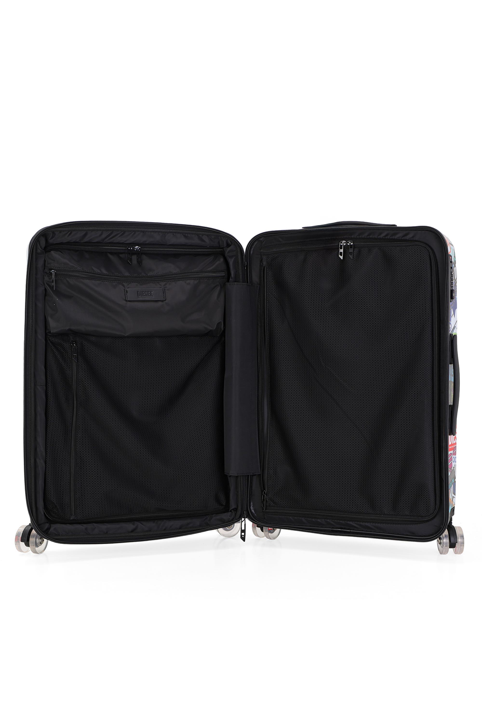 Diesel - DIESEL PC PRINTED TROLLEY-STICKERS- DSL0, Valigia stile sticker taglia M Unisex in Multicolor - 3