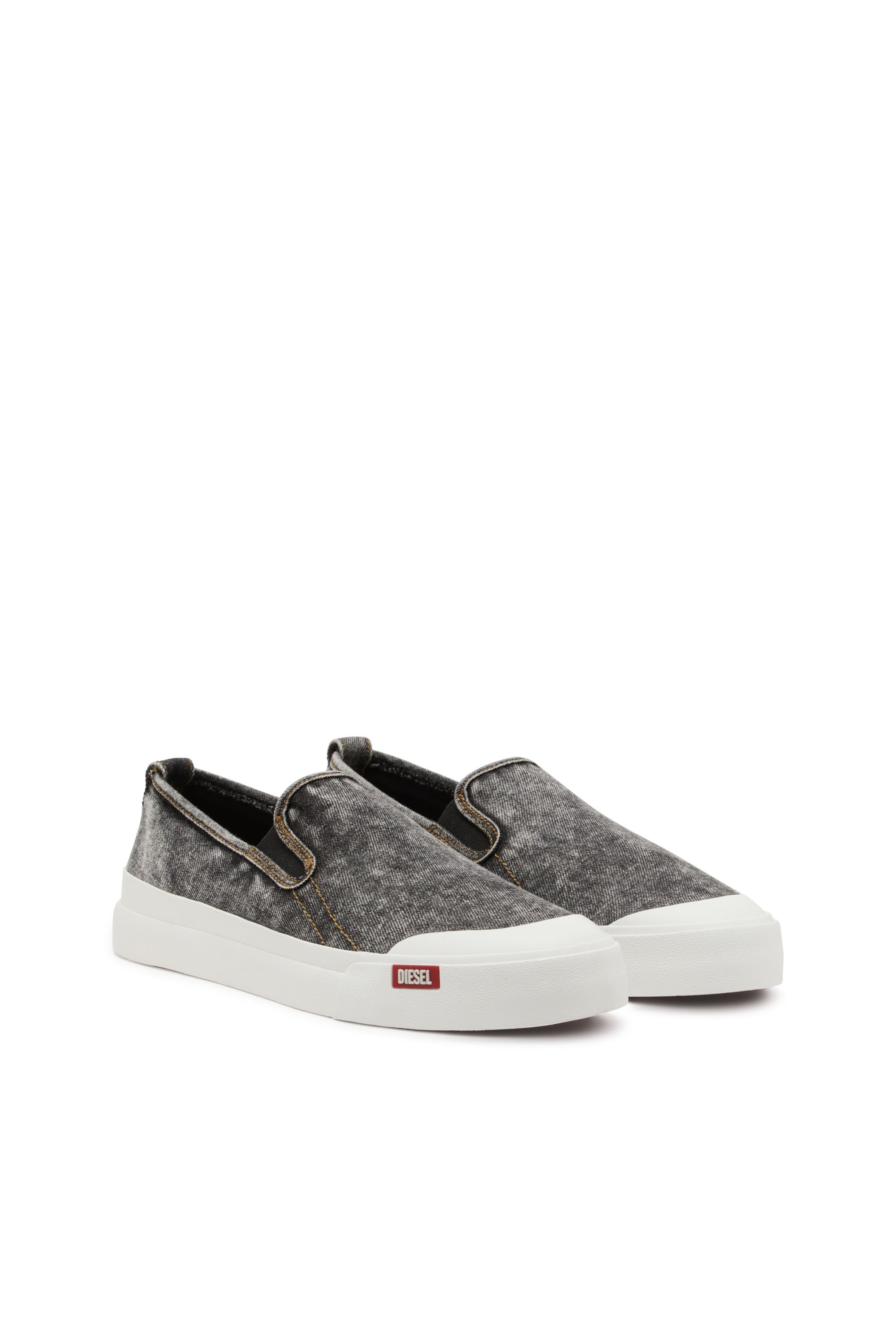 Diesel - S-ATHOS NMD SO, Sneaker slip-on in denim Uomo in Nero - 2