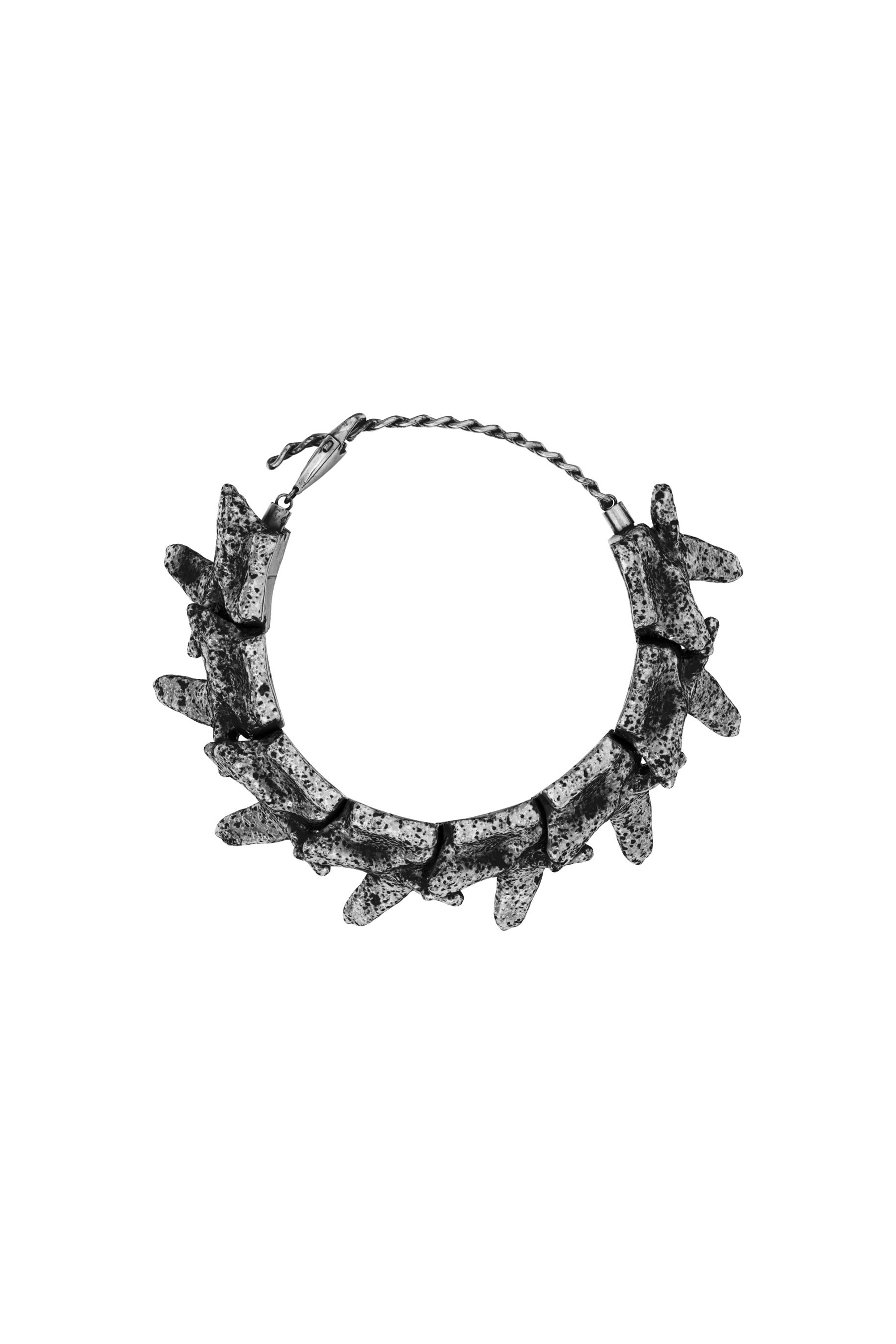 Diesel - DX1709040 JEWELLERY, Bracciale con componenti color argento Unisex in Grigio - 1