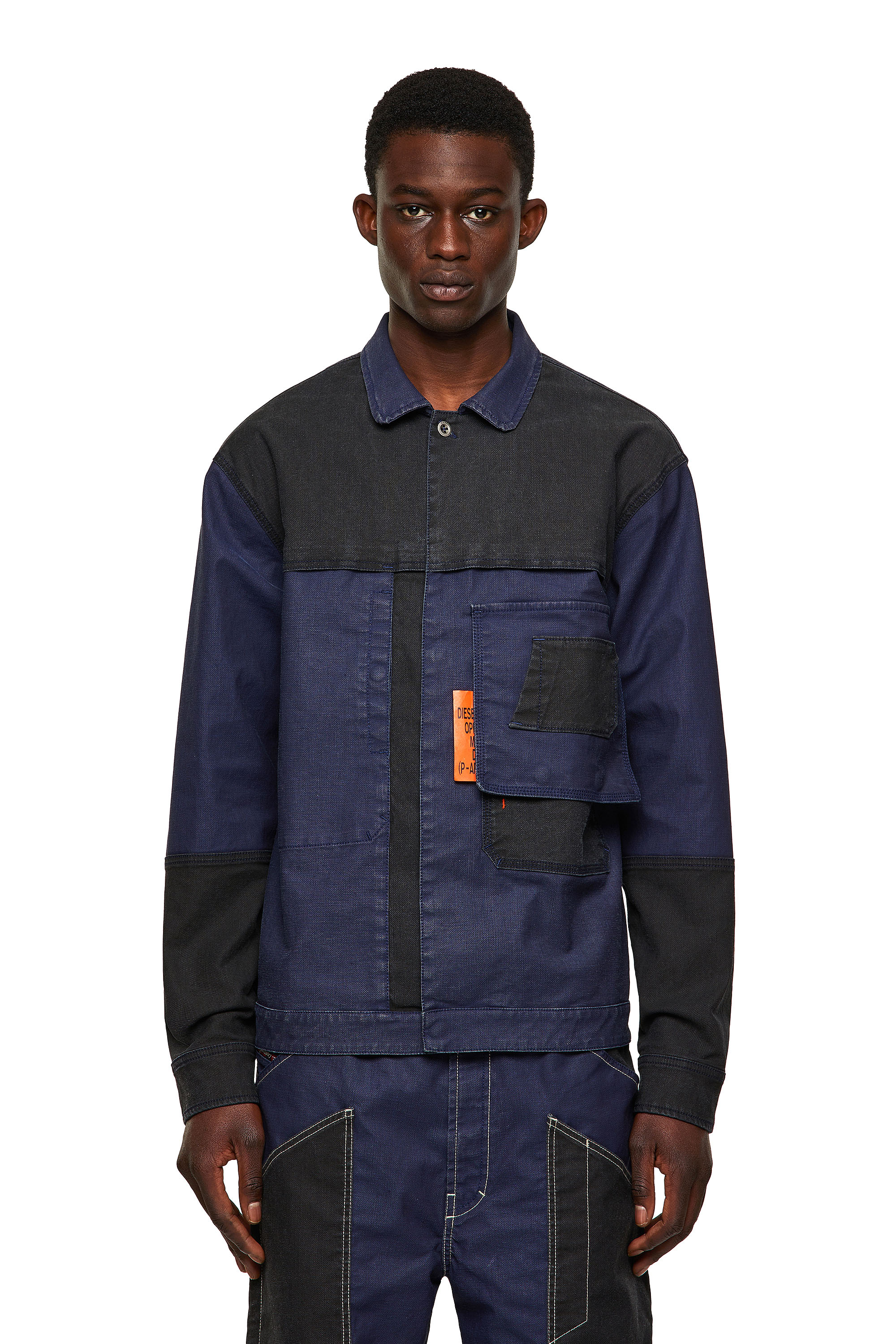 D-FETZ-SP JOGGJEANS, Nero/Blu - Giacche in denim