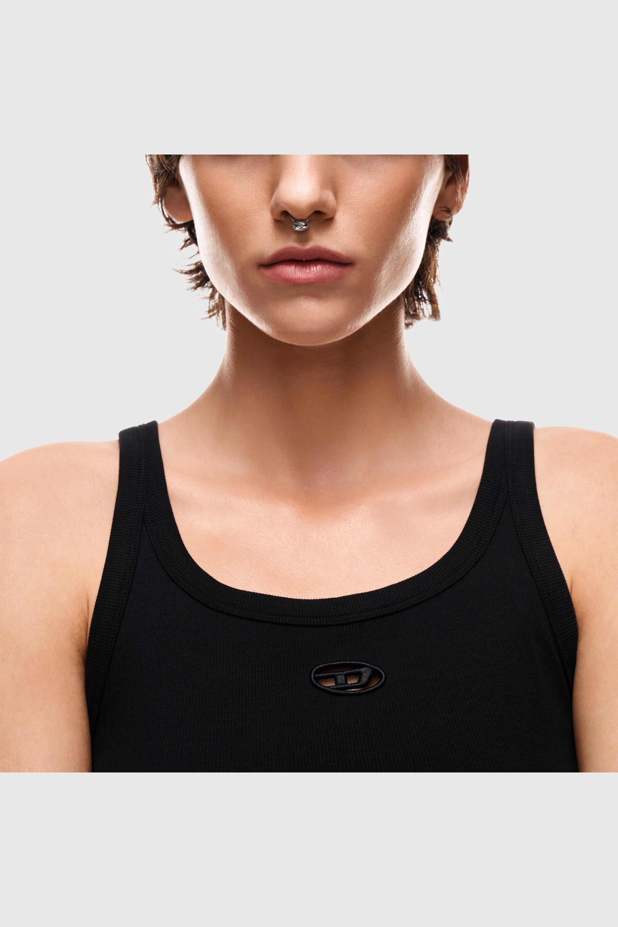 Diesel - DX1701040 JEWELLERY, Piercing septum in acciaio inox Unisex in Argento - 4