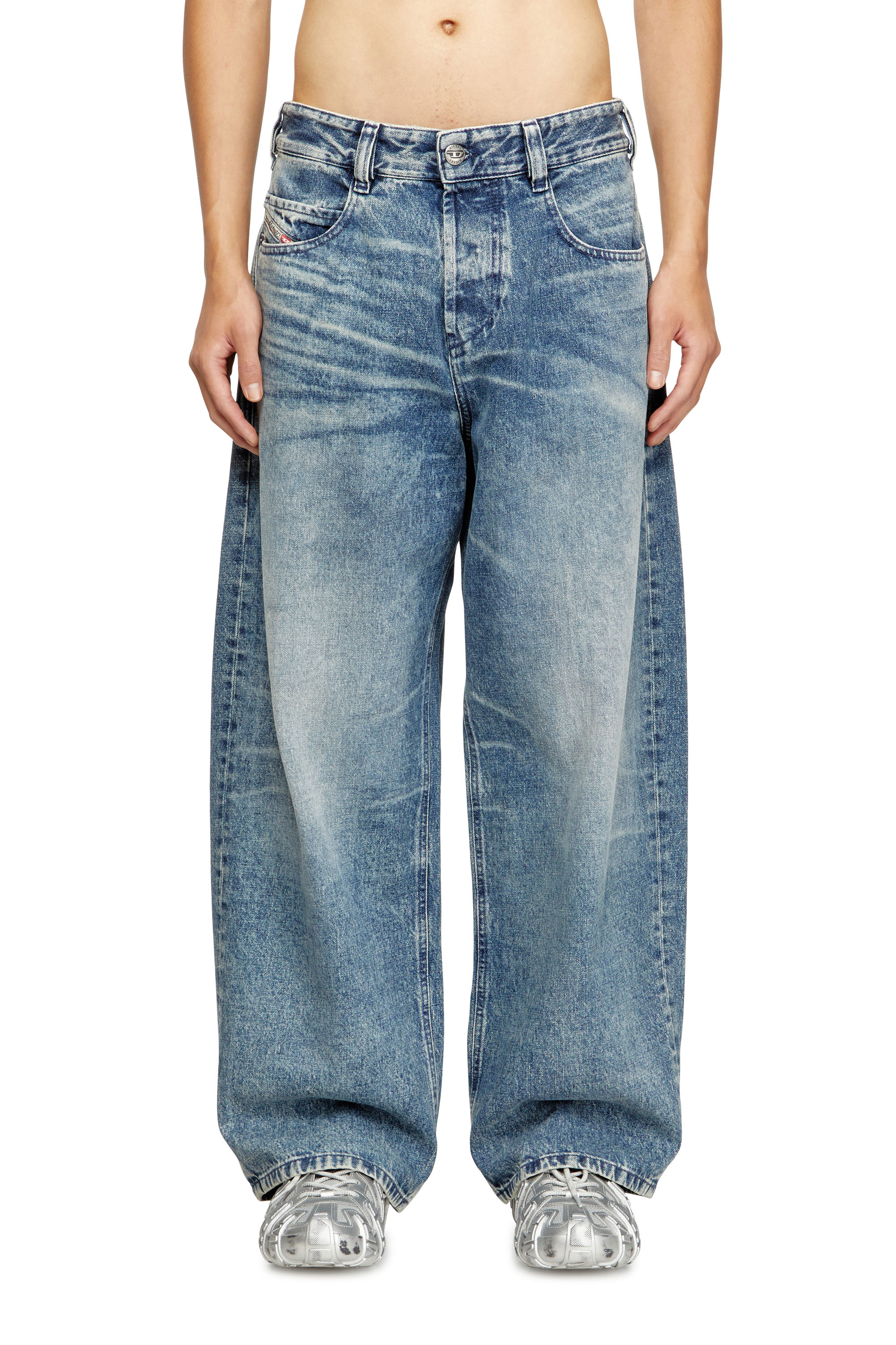 Diesel - Relaxed Jeans 1997 D-Enim 007DA Unisex, Blu Chiaro - Image 2