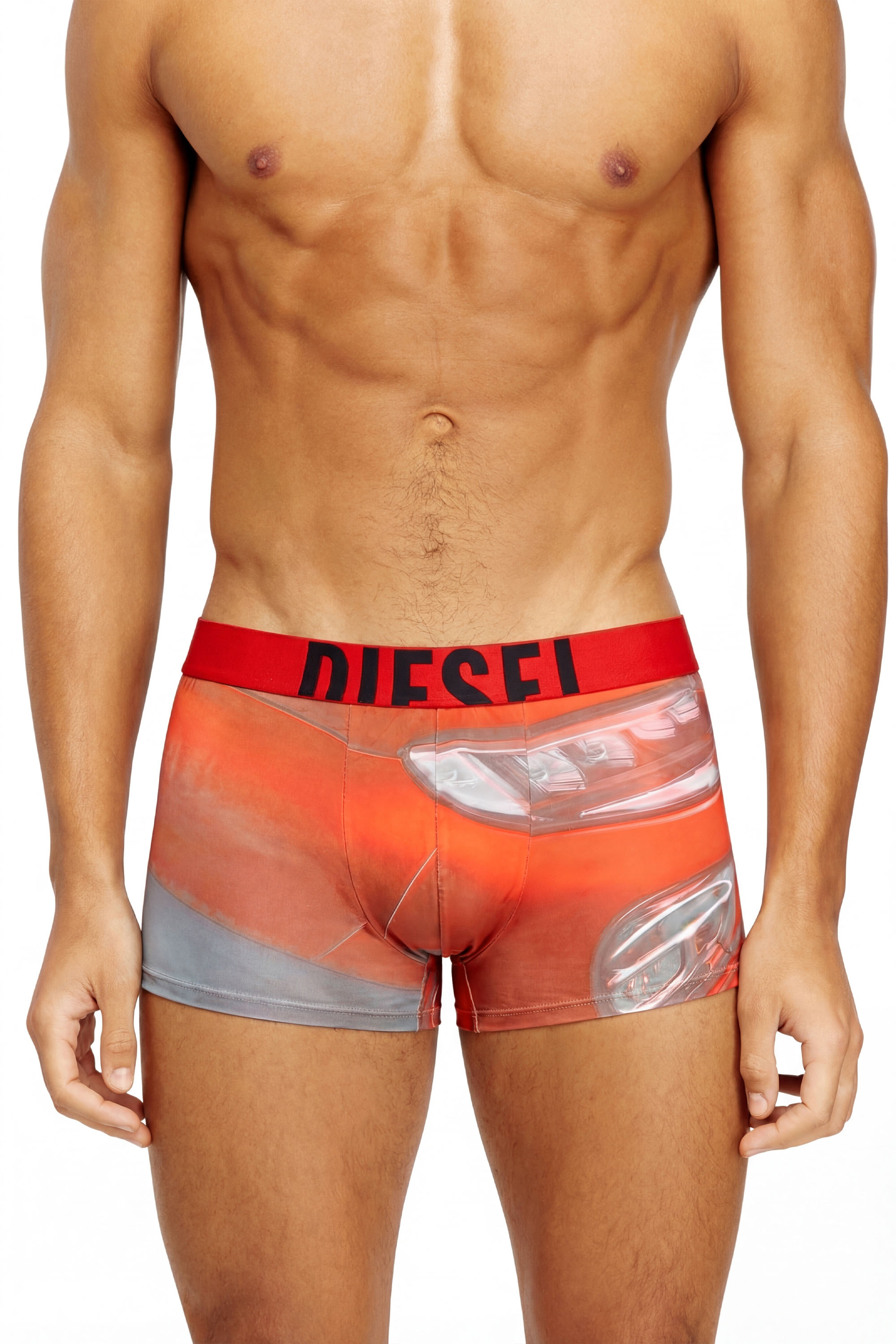Diesel - DAMIEN-D-POP-40, Boxer con stampa Pop Uomo in Rosso - 2