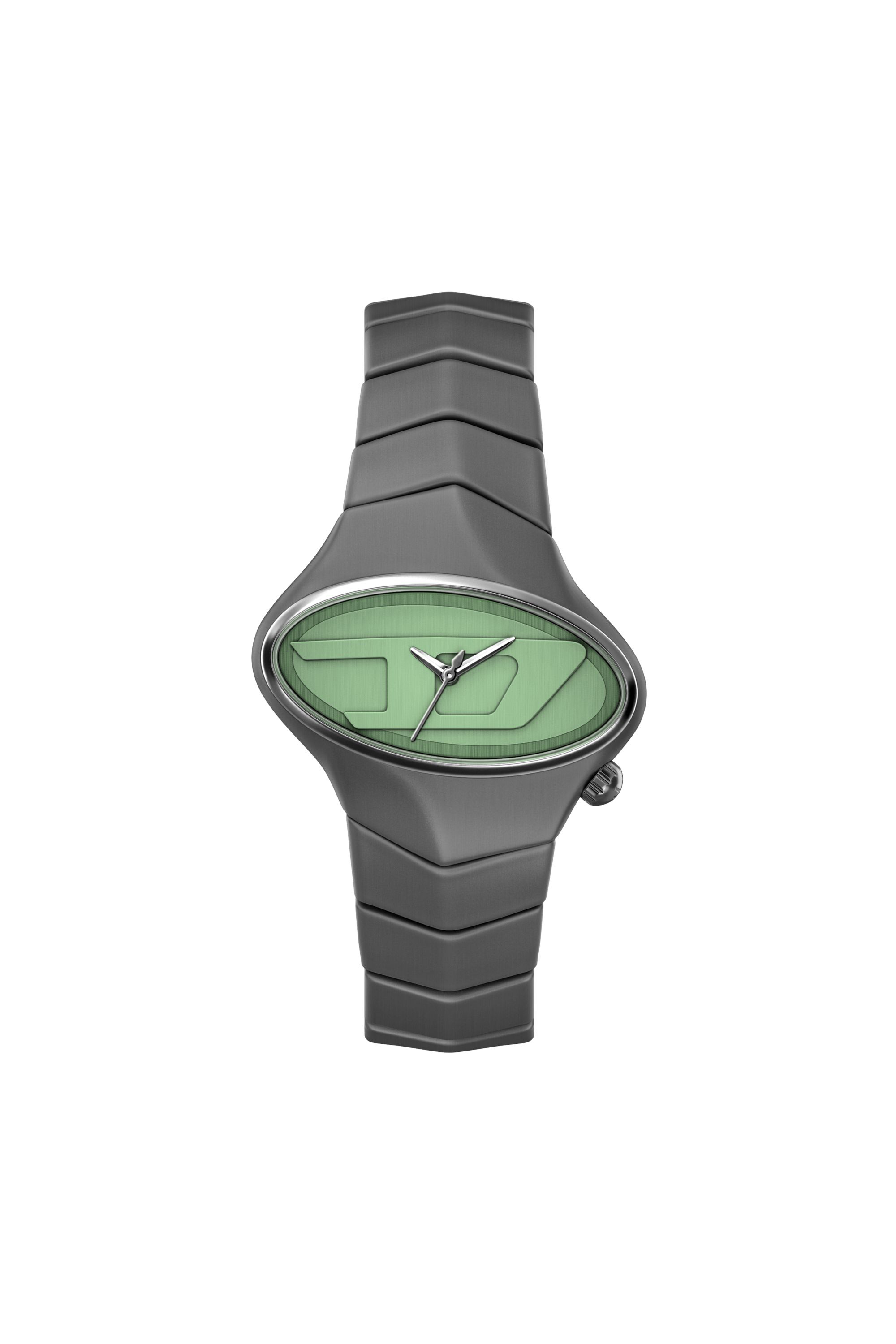 Diesel - DZ2241 WATCH, Orologio D-Rush in acciaio gunmetal Uomo in Grigio - 1