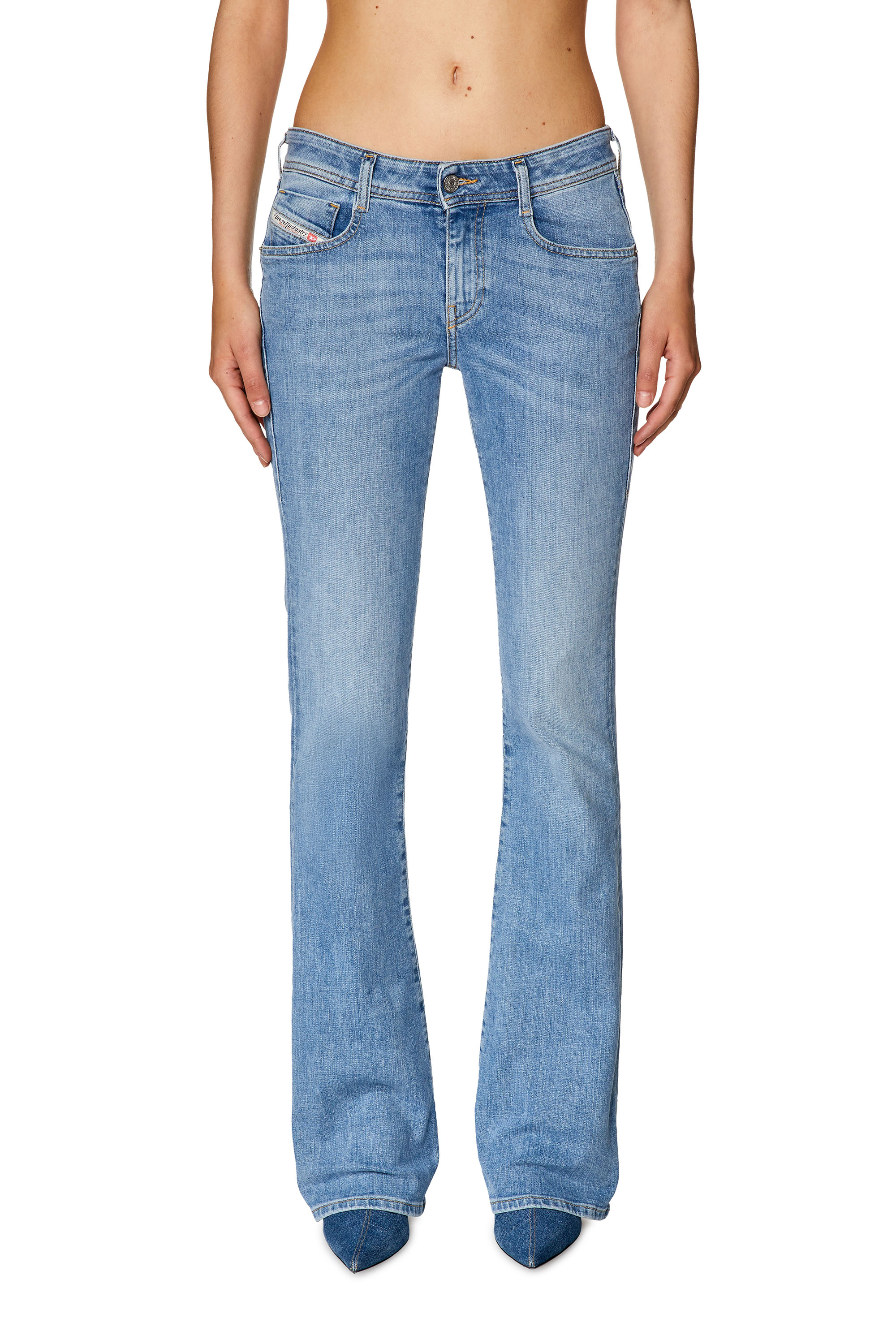 Diesel - Bootcut and Flare Jeans 1969 D-Ebbey 09F76, Blu Chiaro - Image 2