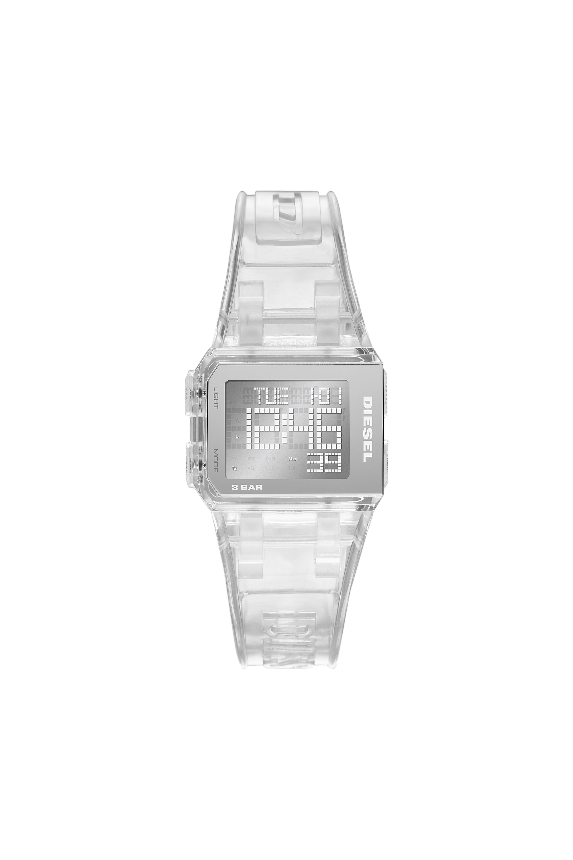 DZ1917: Orologio digitale Chopped trasparente | Diesel
